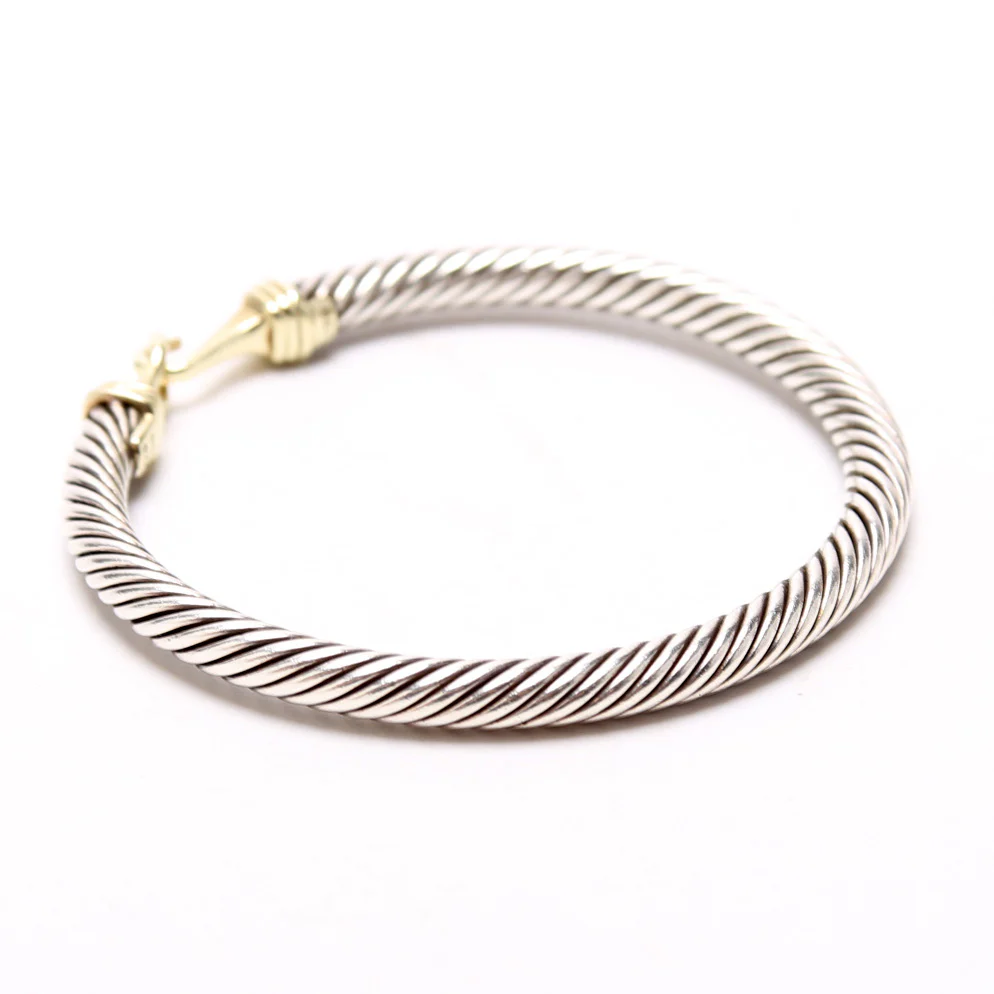 Classic Cable 55MM Buckle 925/585 Bracelet - Image 2