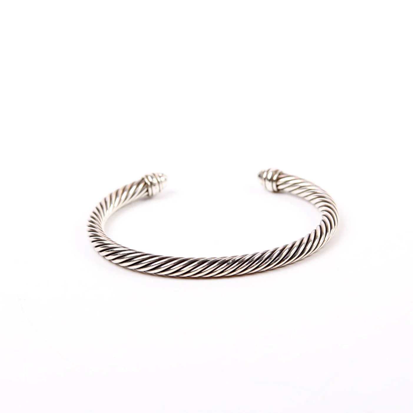 Classic Cable 5MM Pave Domes Bracelet 925 - Image 3