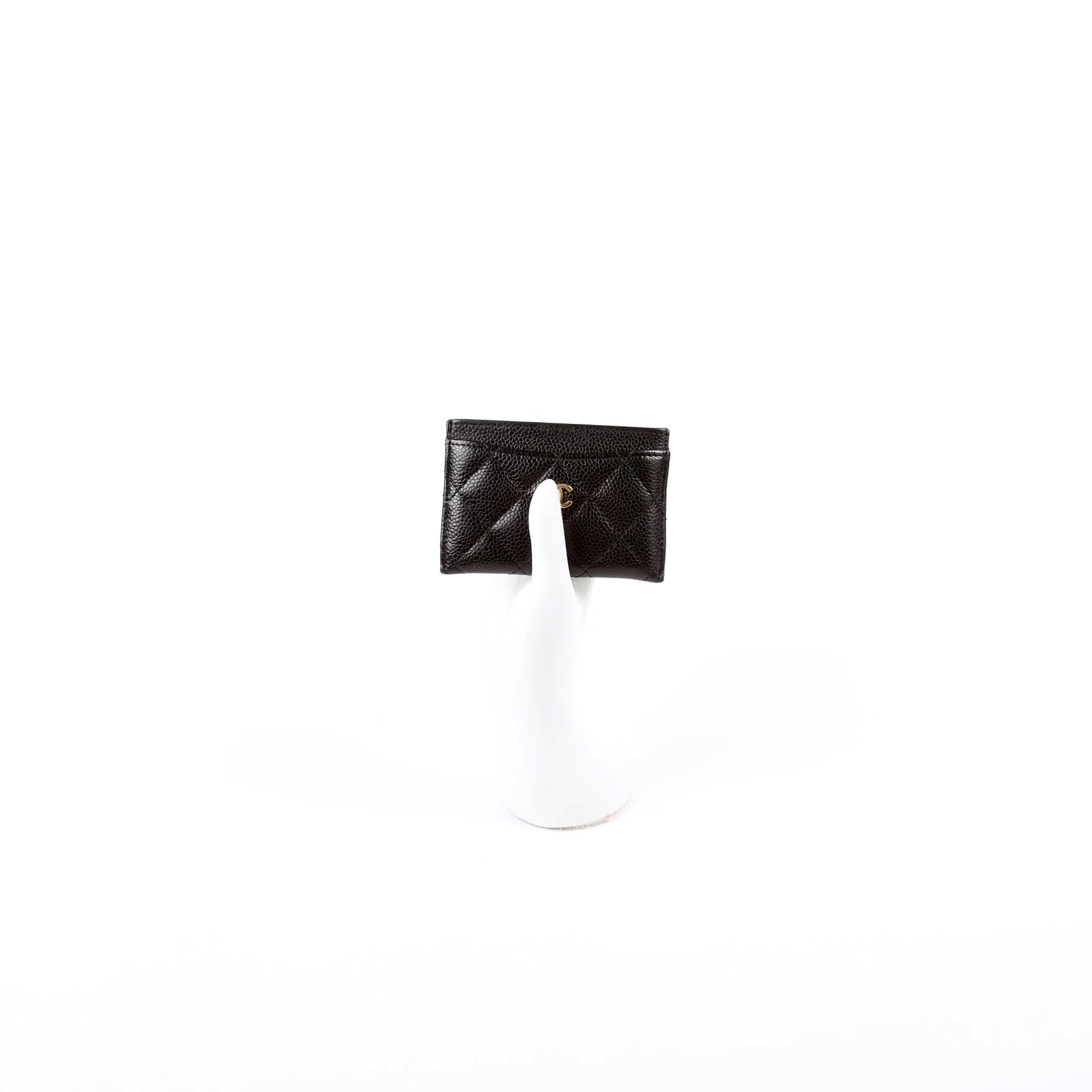 Classic Card Holder Caviar 23M Black - Image 7