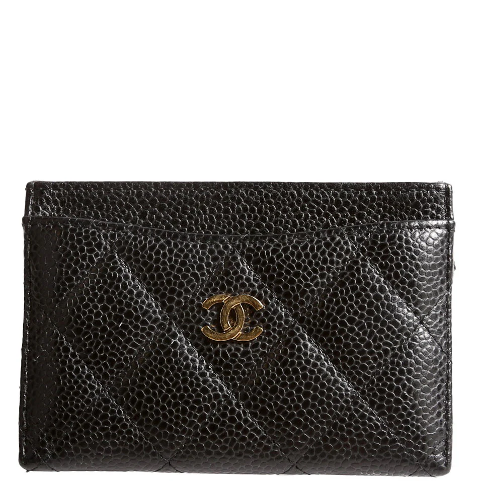 Classic Card Holder Caviar 29M Black