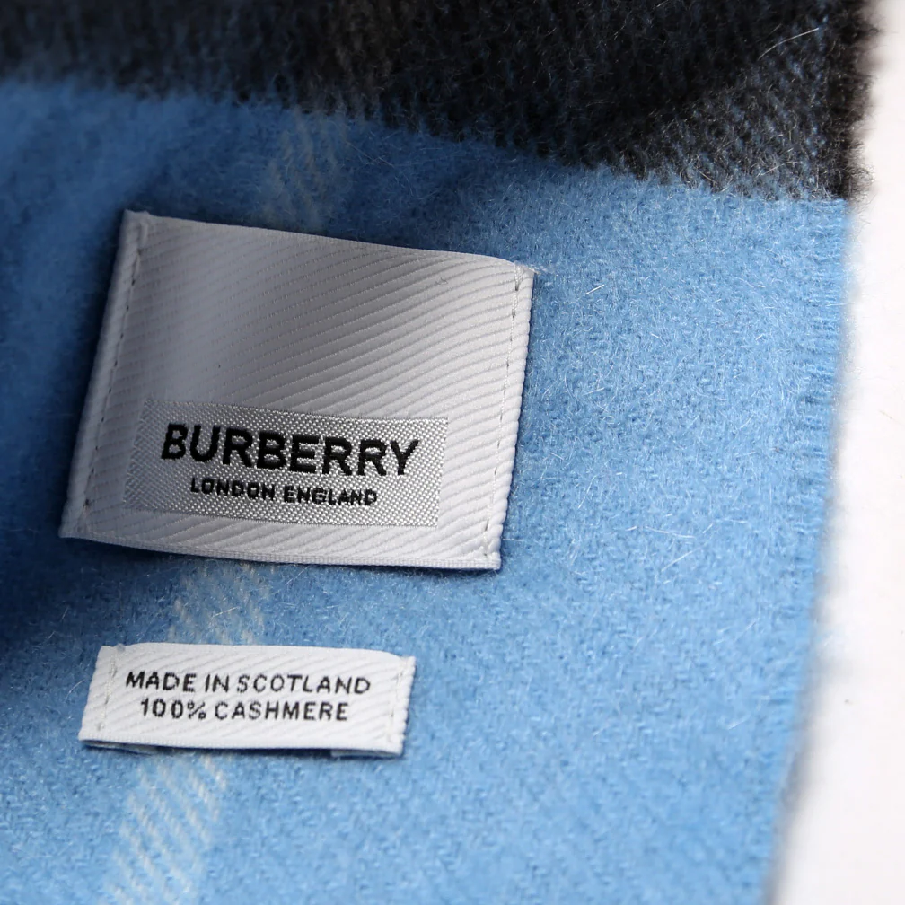 Classic Check Cashmere Scarf - Image 5