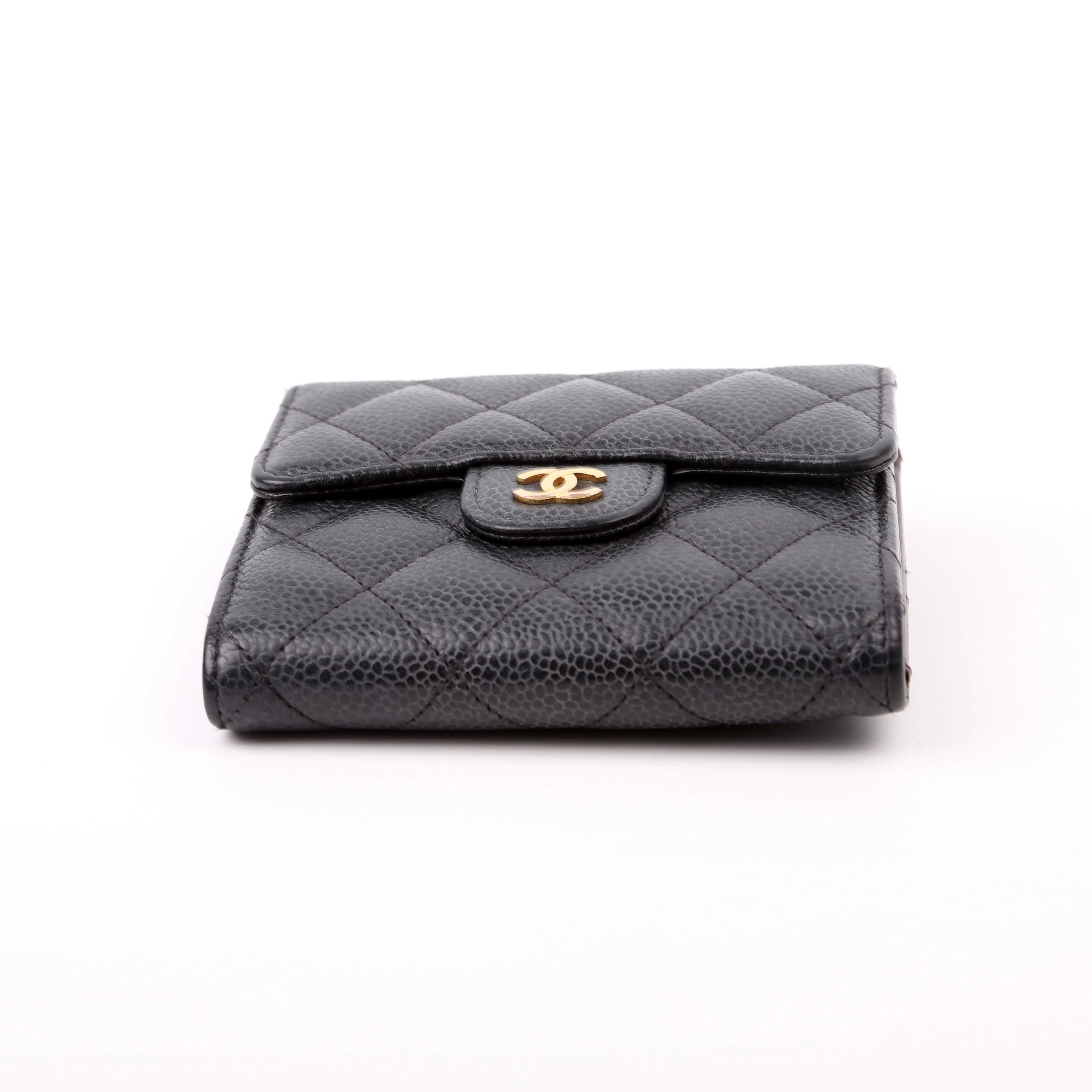 Classic Compact Flap Wallet Caviar 31M Black - Image 5