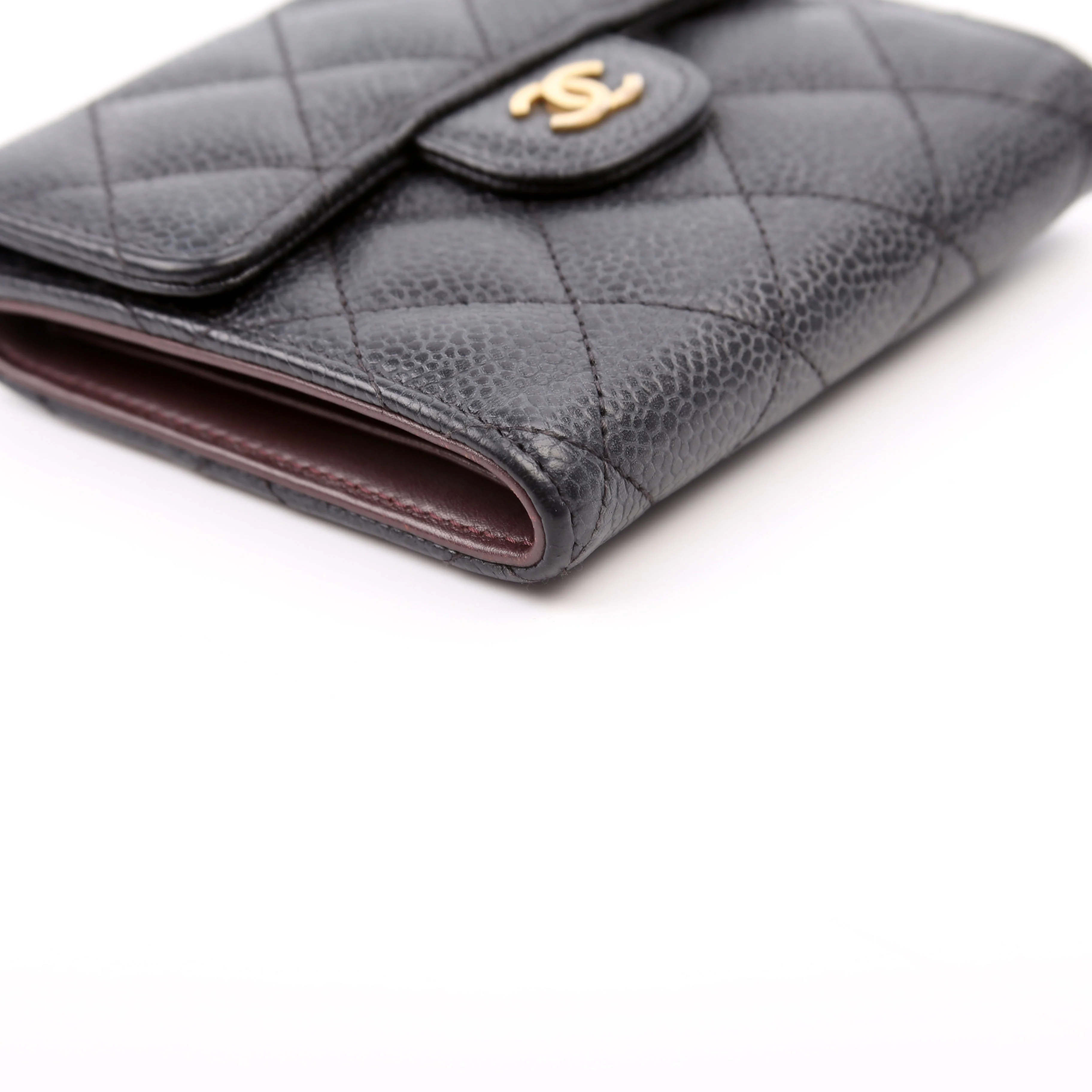 Classic Compact Flap Wallet Caviar 31M Black - Image 6