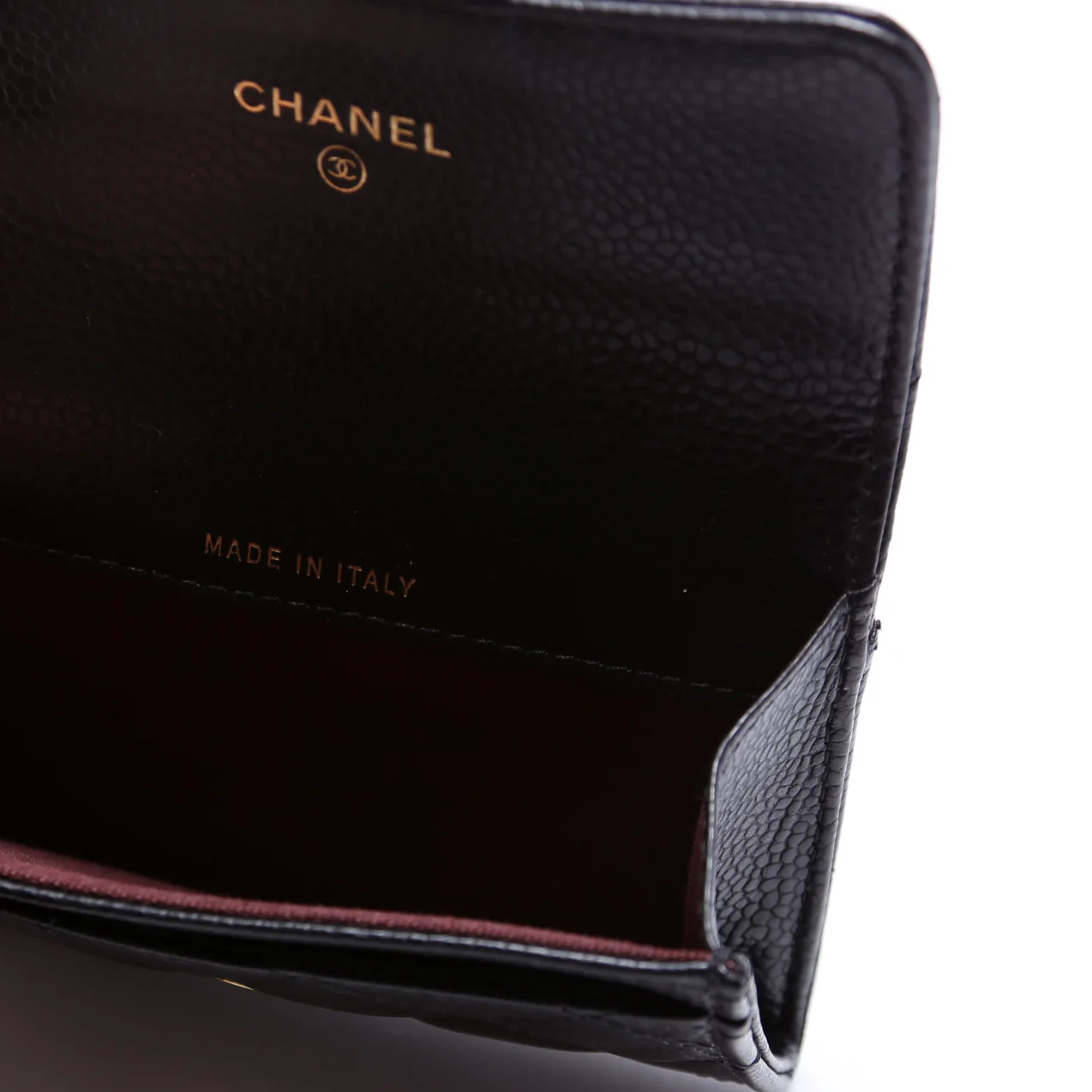 Classic Flap Card Holder Caviar 32+M Black - Image 6