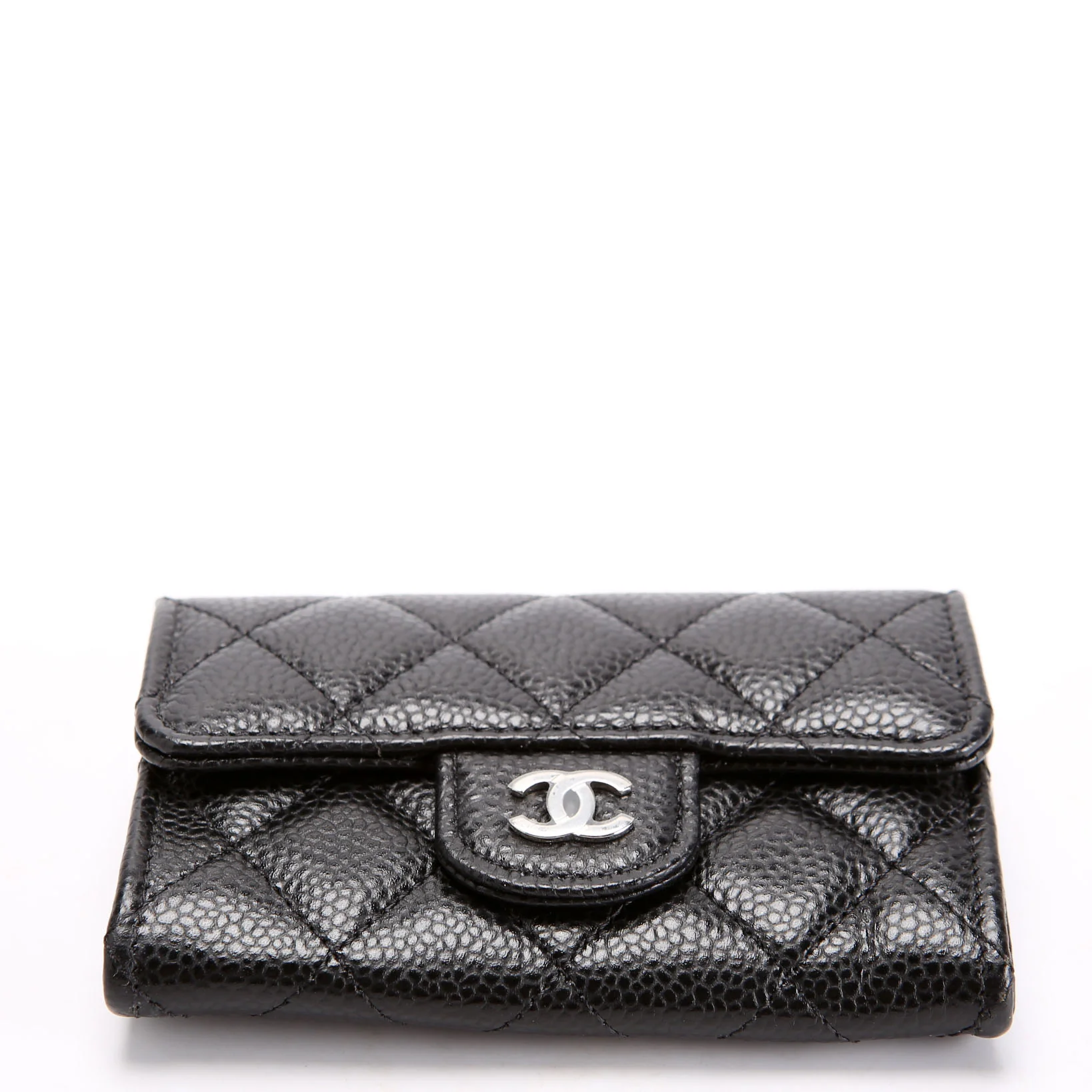 Classic Flap Card Holder Caviar Black - Image 4