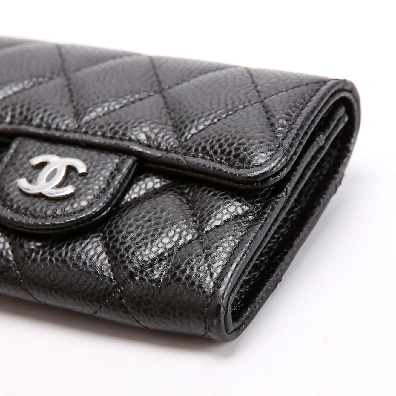 Classic Flap Card Holder Caviar Black - Image 6
