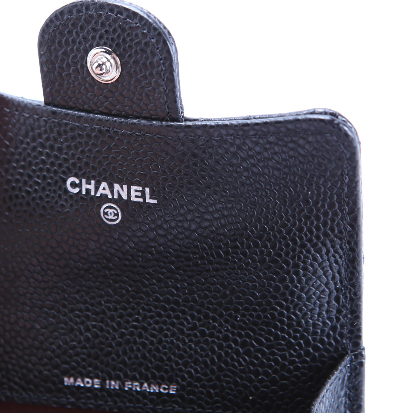 Classic Flap Card Holder Caviar Black - Image 8