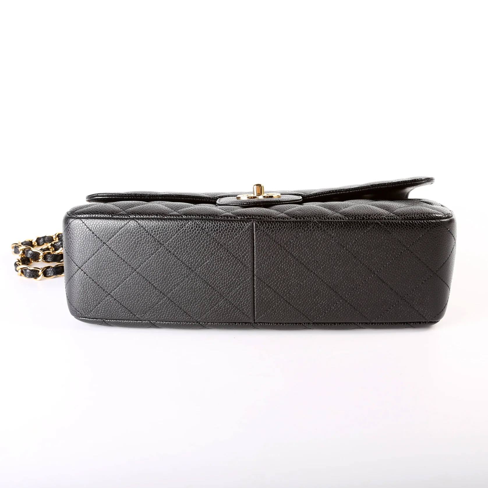 Classic Flap Jumbo Caviar 10-13M Black - Image 5