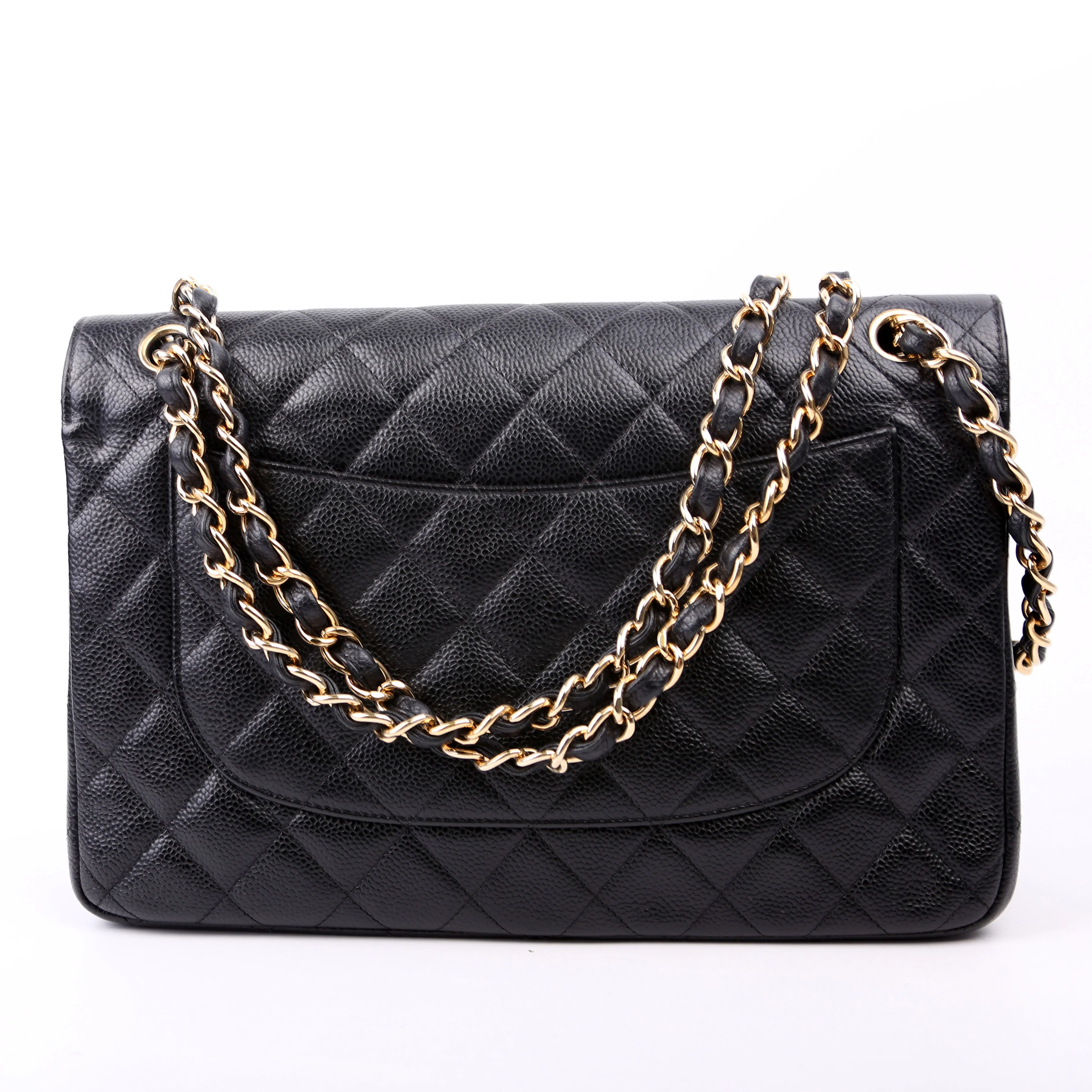 Classic Flap Jumbo Caviar 16M Black - Image 2