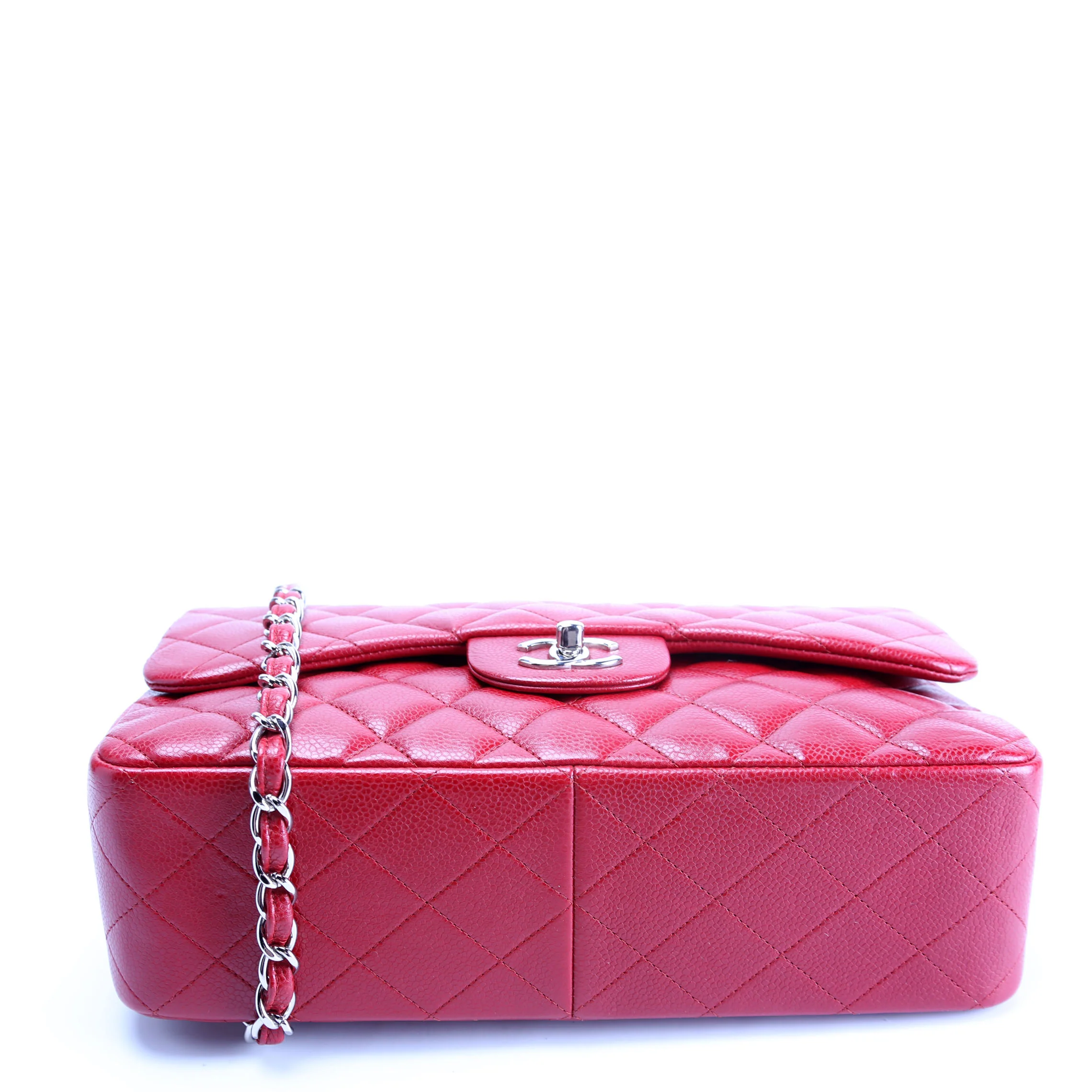 Classic Flap Jumbo Caviar 16M Red - Image 4