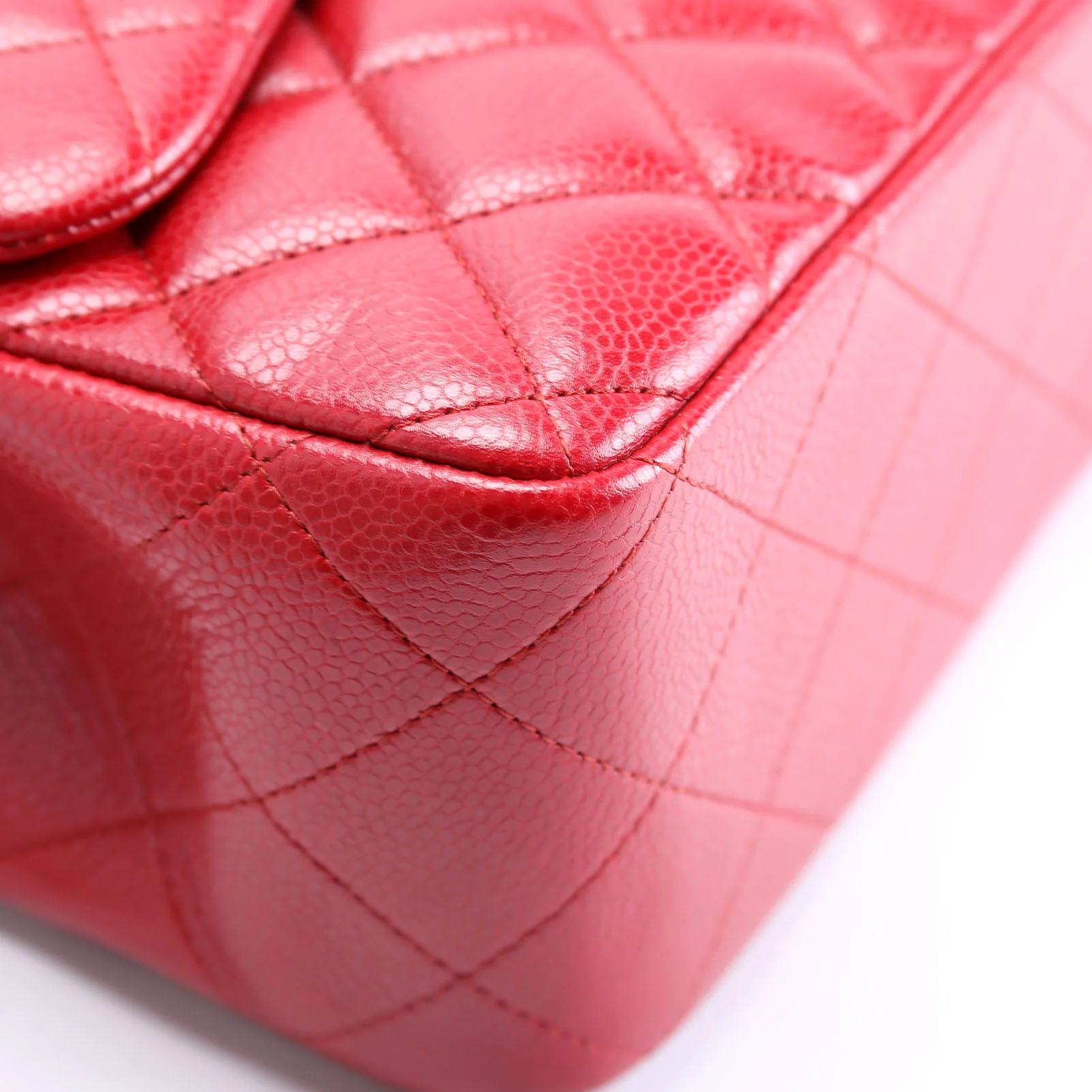 Classic Flap Jumbo Caviar 16M Red - Image 5