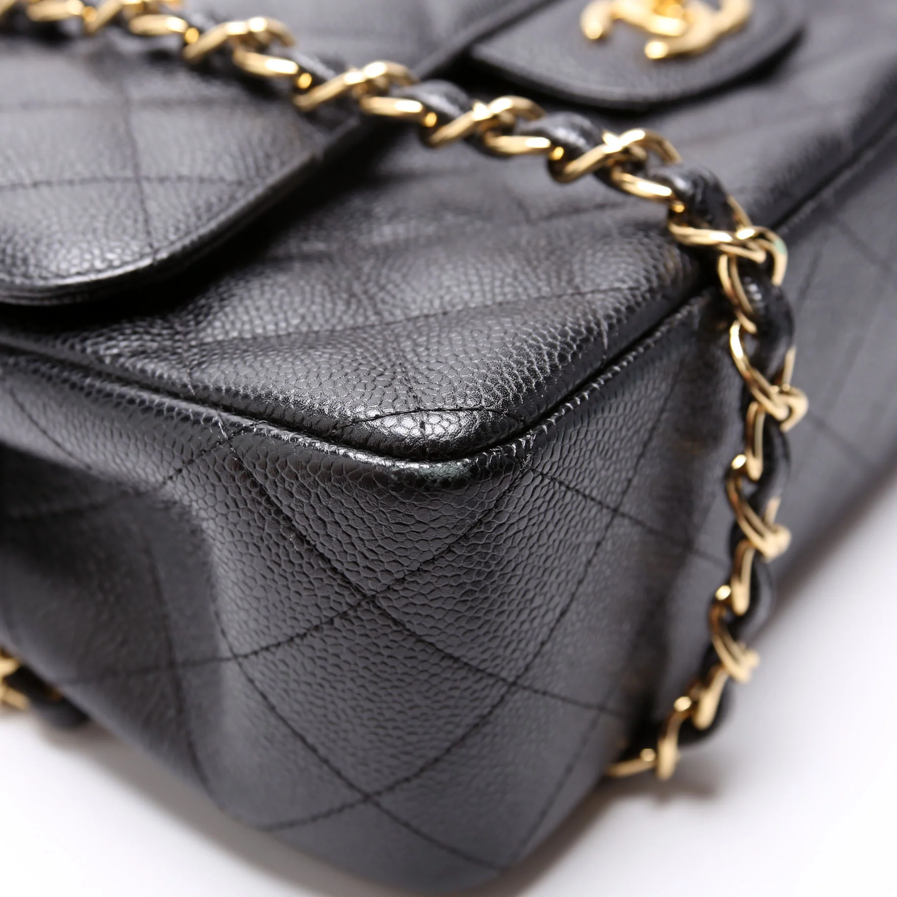 Classic Flap Jumbo Caviar 25-28M Black - Image 5