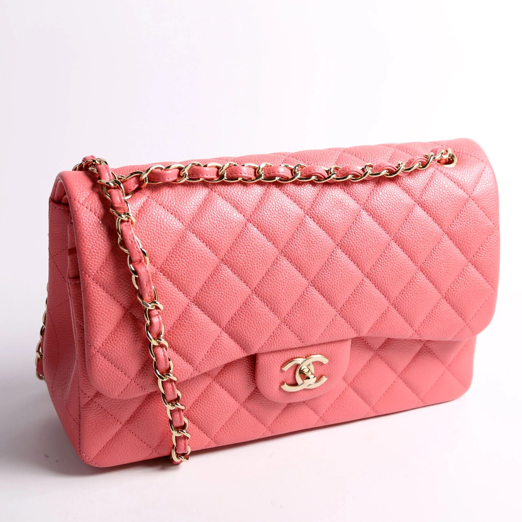 Classic Flap Jumbo Caviar 25-28M Pink - Image 2