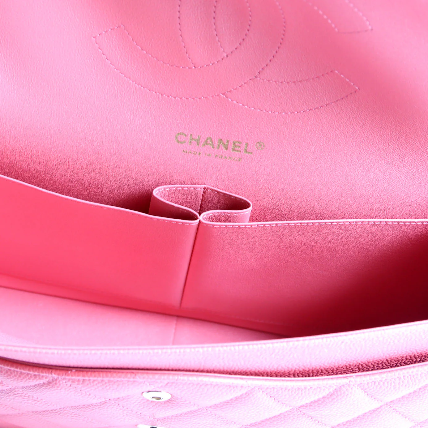 Classic Flap Jumbo Caviar 25-28M Pink - Image 8