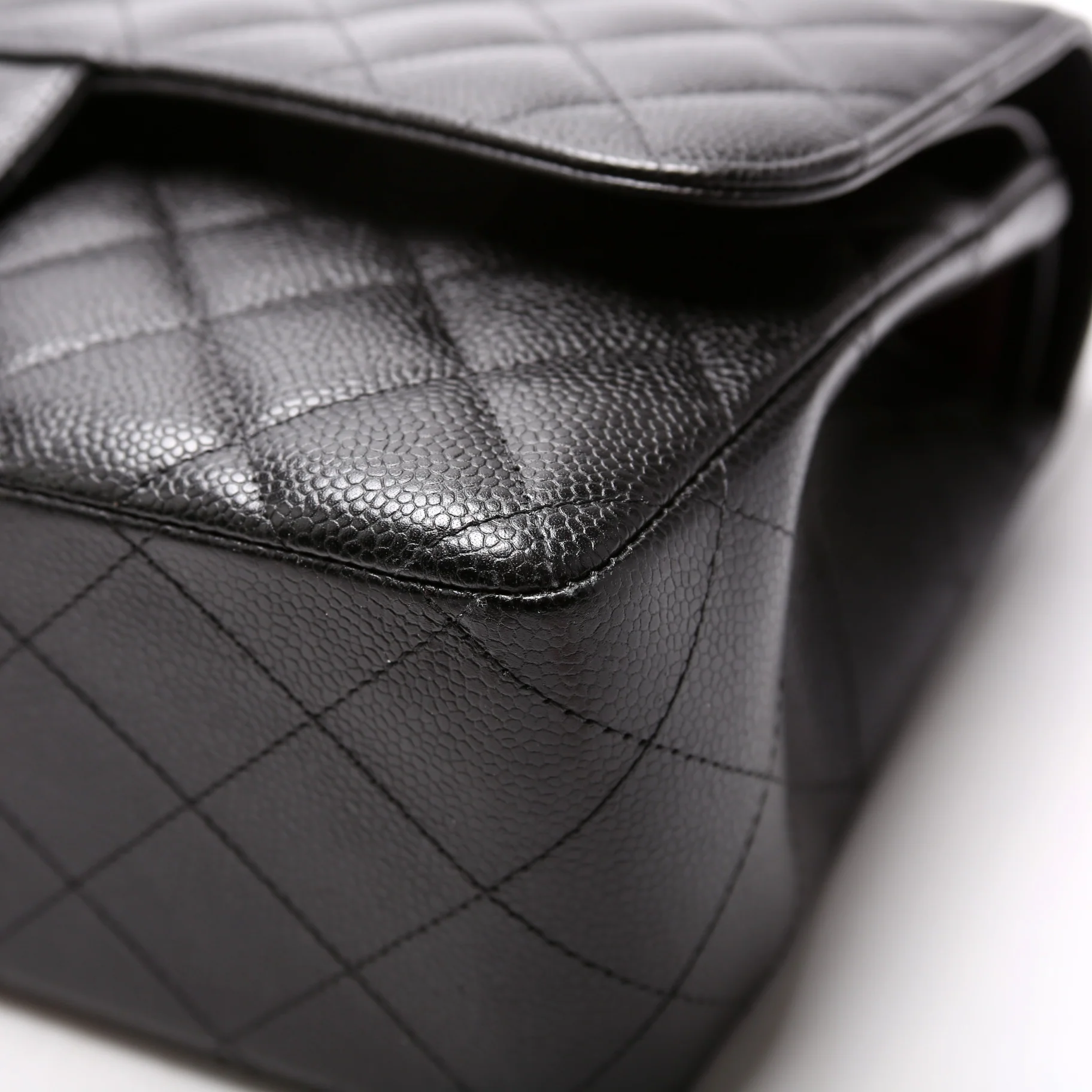 Classic Flap Jumbo Caviar RFID Black - Image 6
