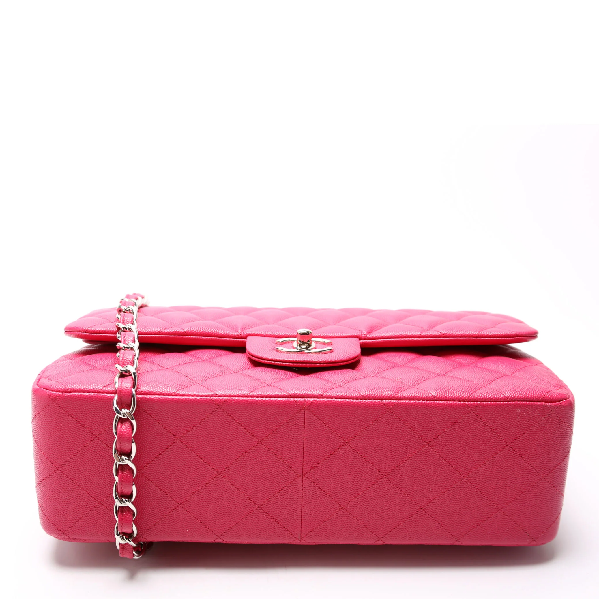 Classic Flap Jumbo Caviar RFID Pink - Image 4