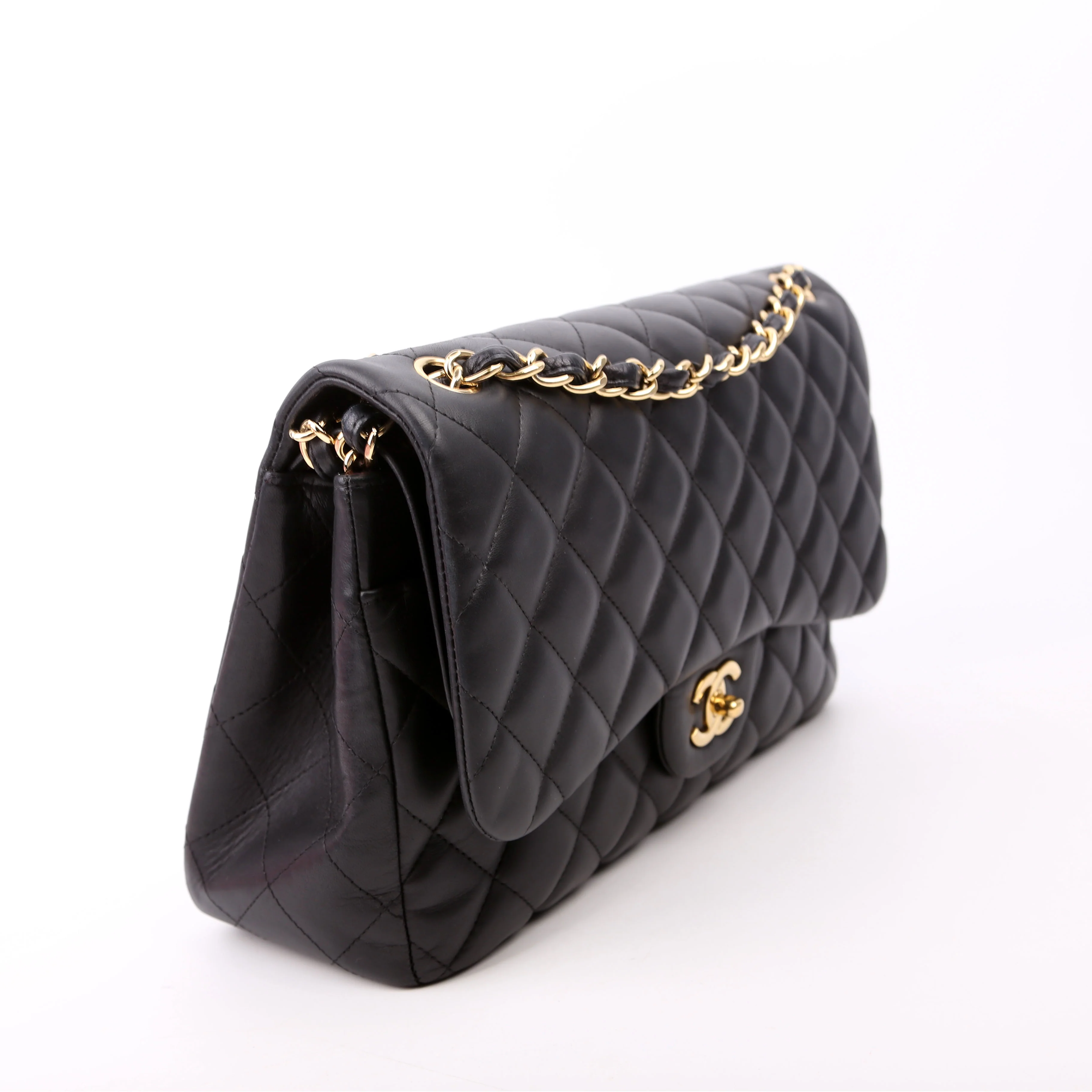 Classic Flap Jumbo Lambskin 14M Black - Image 2