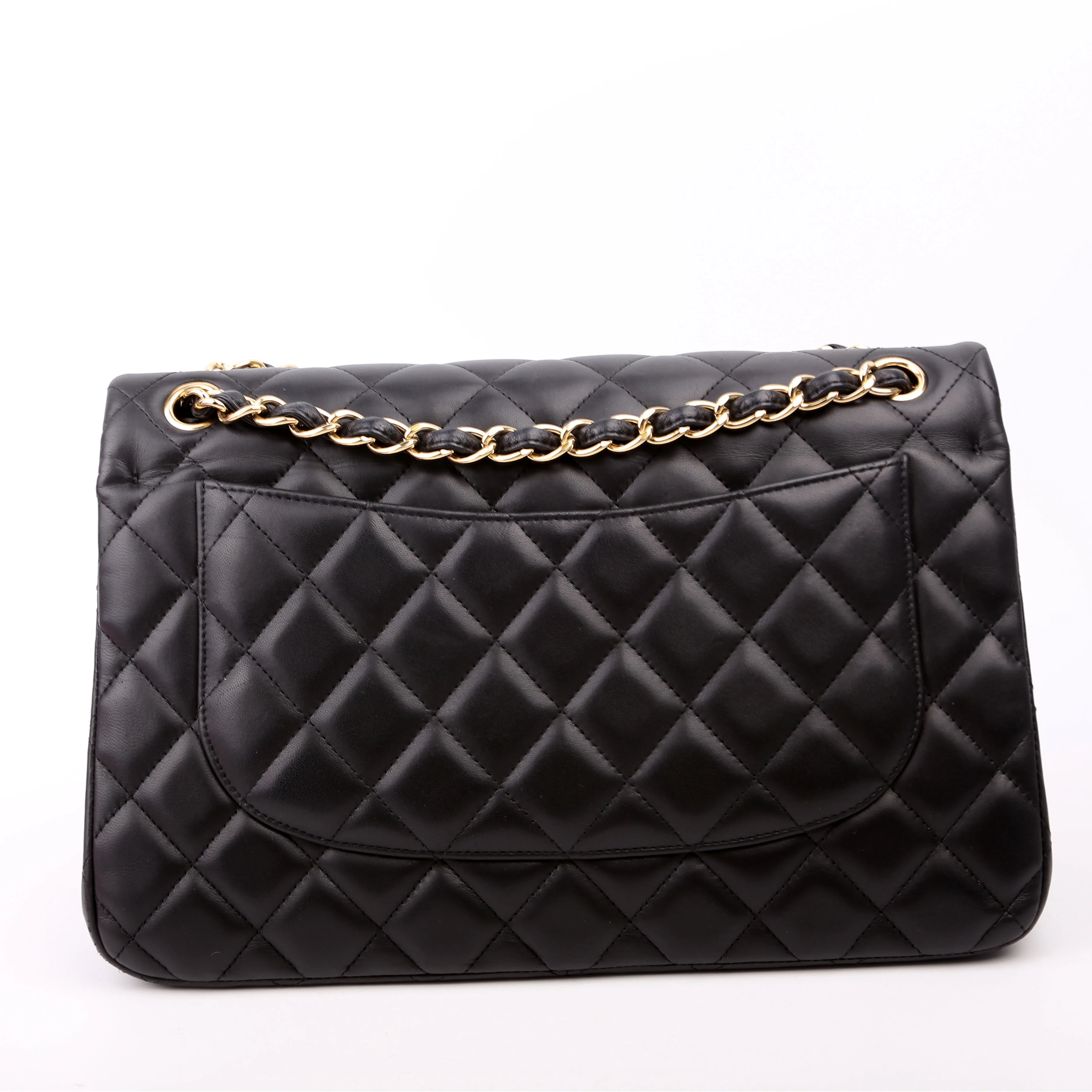 Classic Flap Jumbo Lambskin 14M Black - Image 3