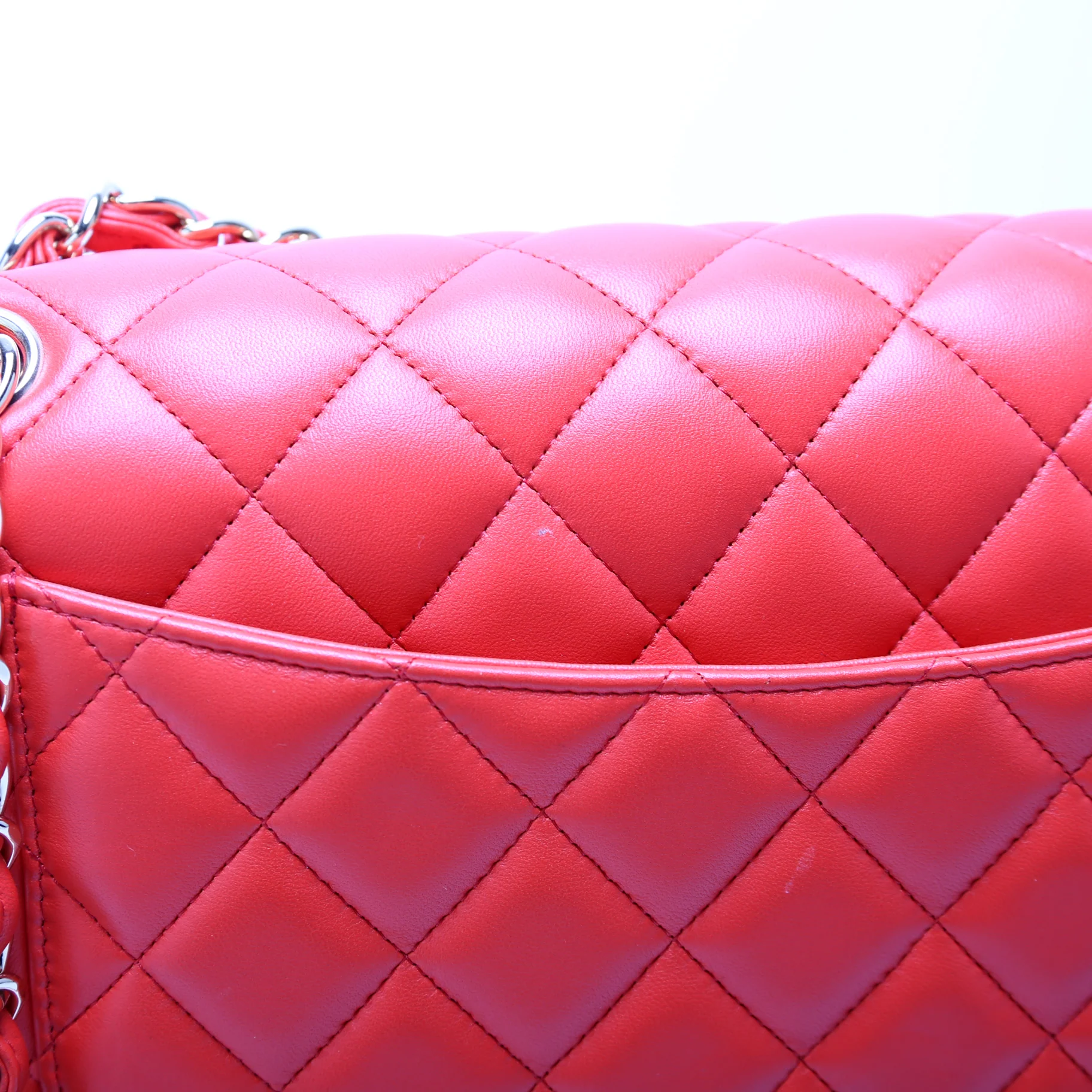 Classic Flap Jumbo Lambskin 20-23 Orange - Image 7