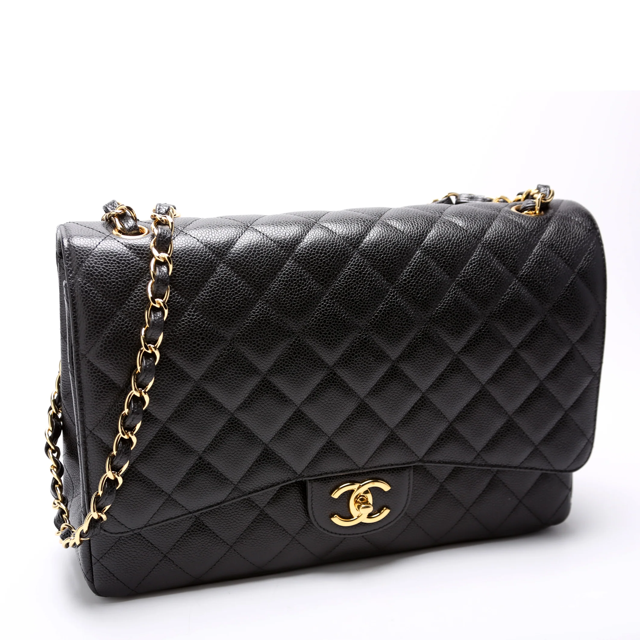 Classic Flap Maxi Caviar 20M Black - Image 2
