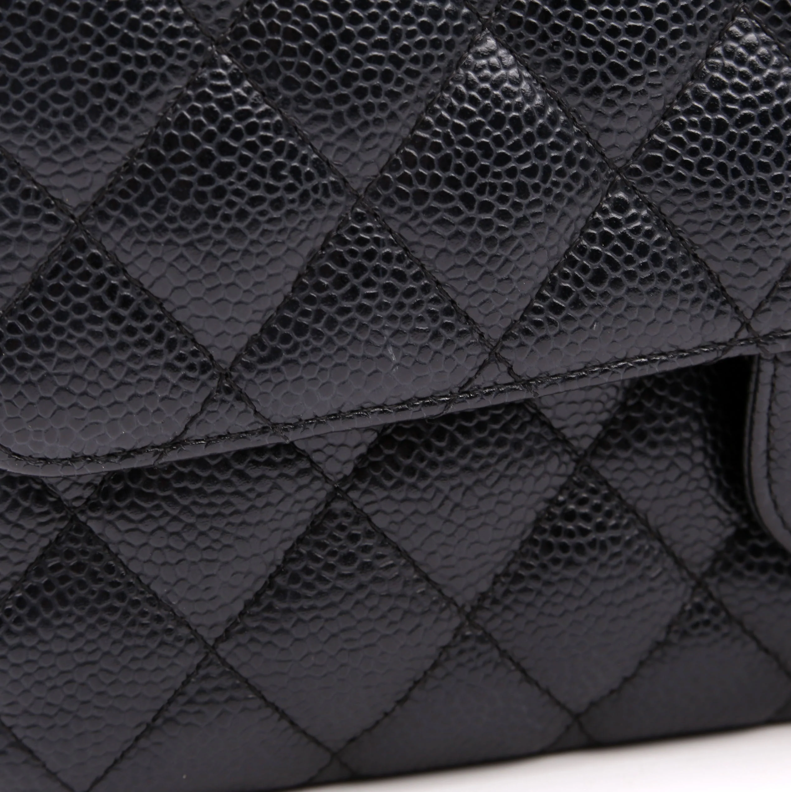 Classic Flap Medium Caviar 12M Black - Image 10