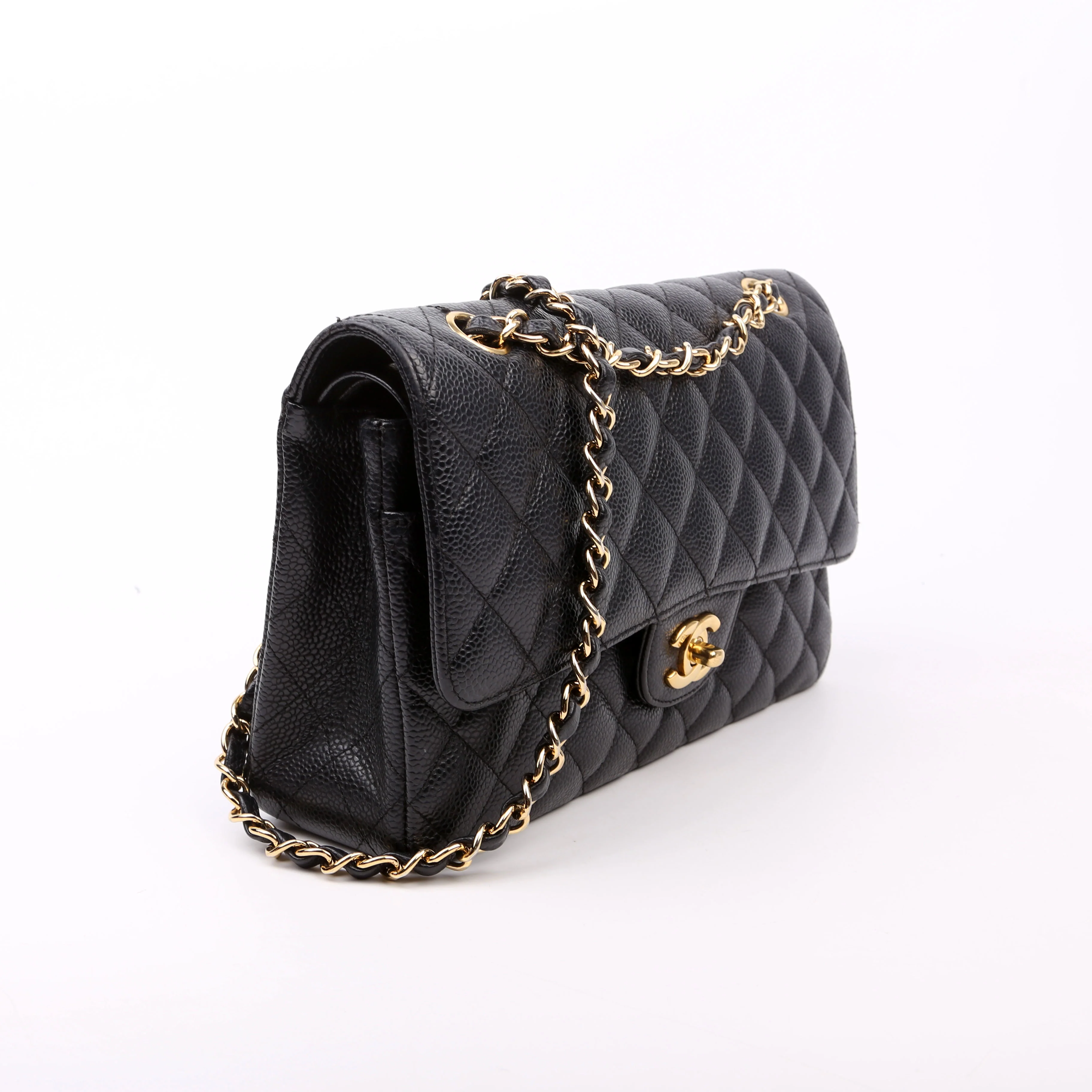 Classic Flap Medium Caviar 12M Black - Image 2