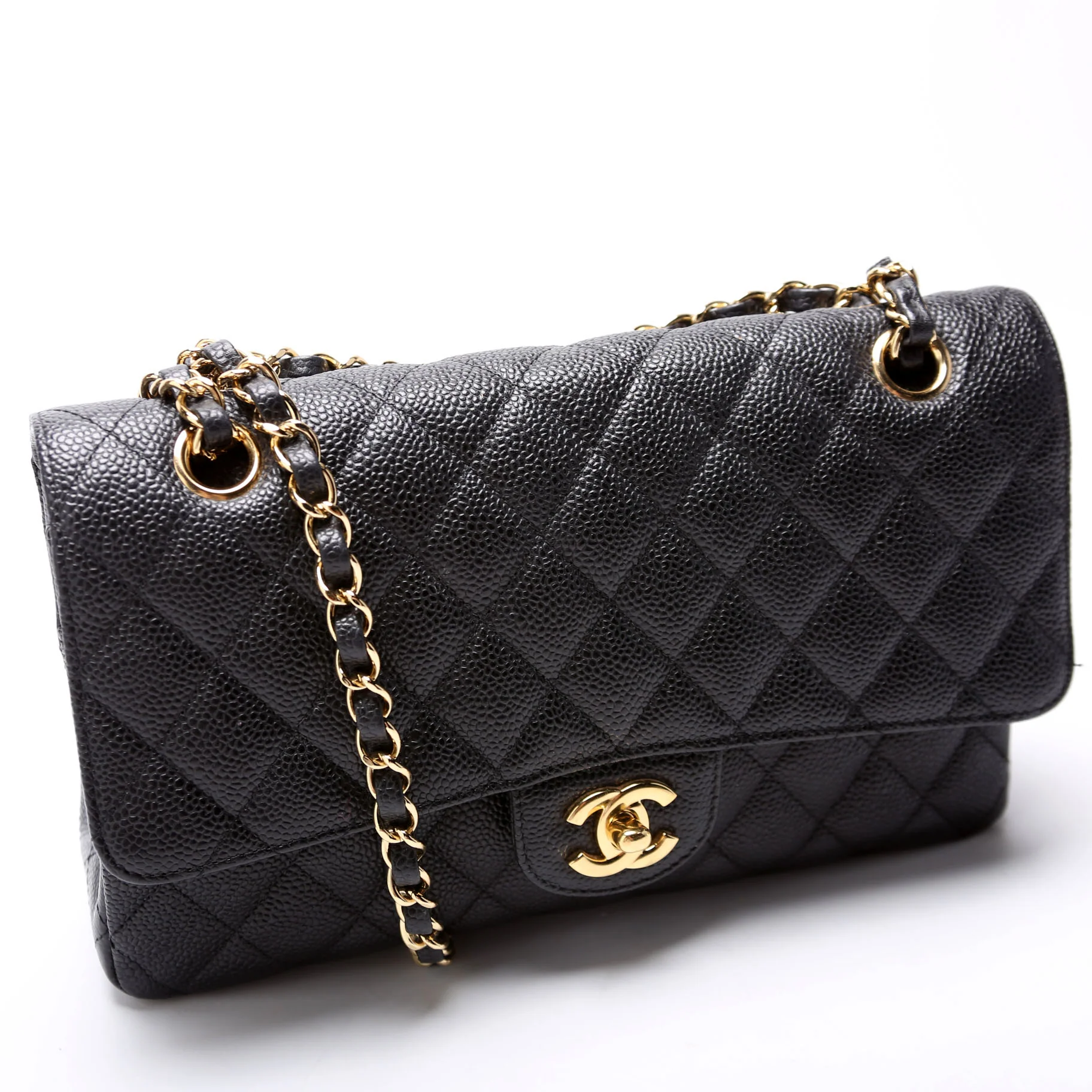 Classic Flap Medium Caviar 14-16M Black - Image 2