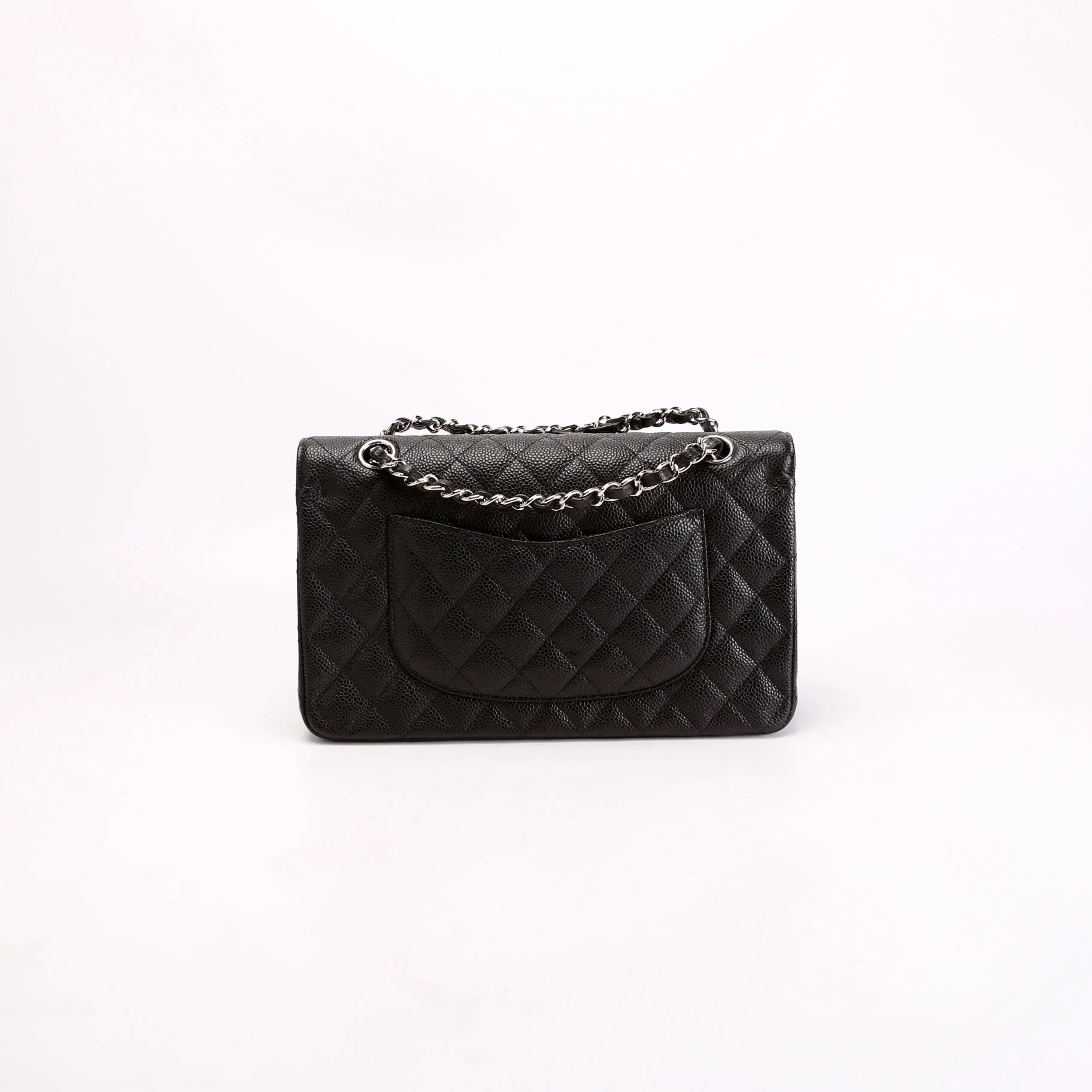 Classic Flap Medium Caviar 28M Black - Image 2