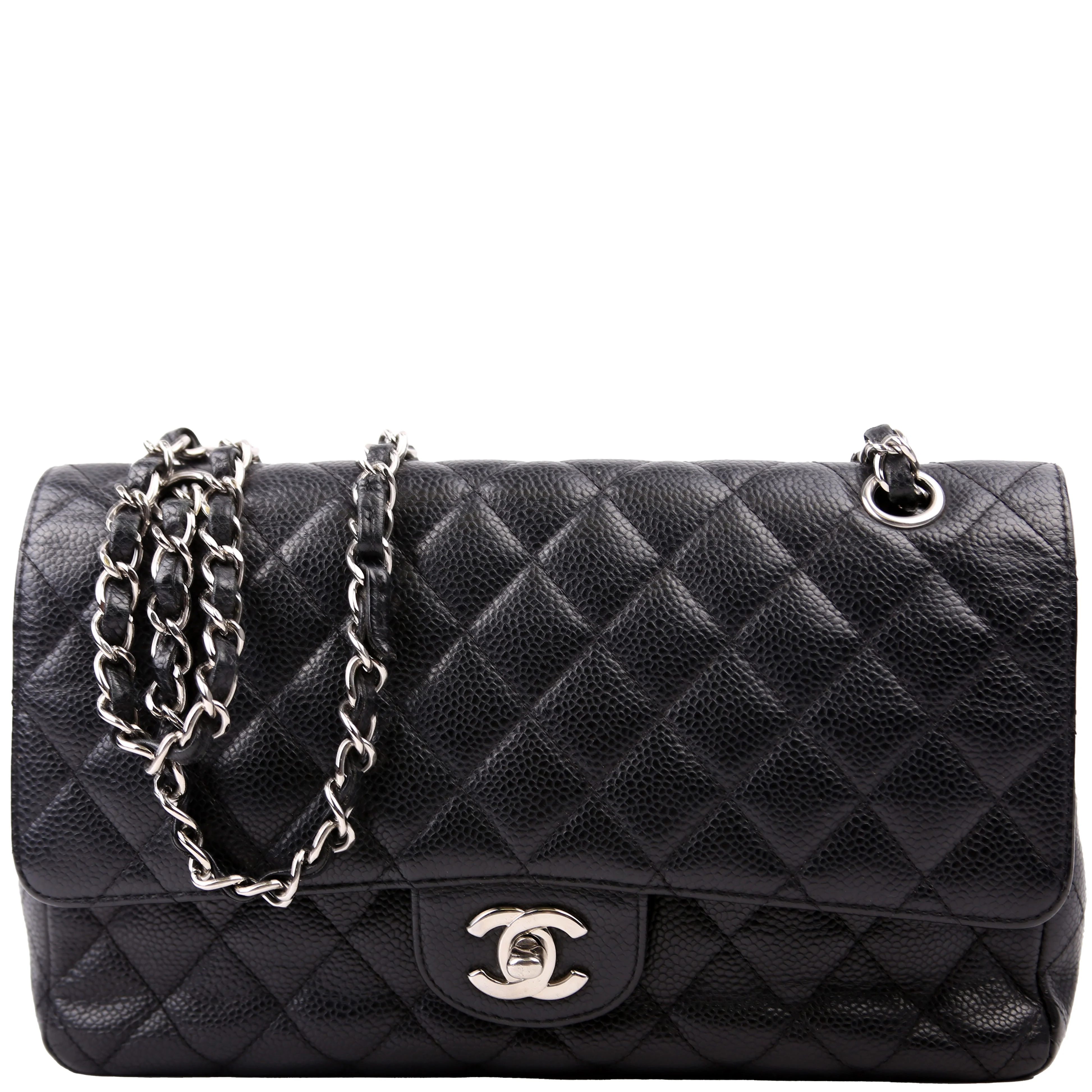 Classic Flap Medium Caviar Black