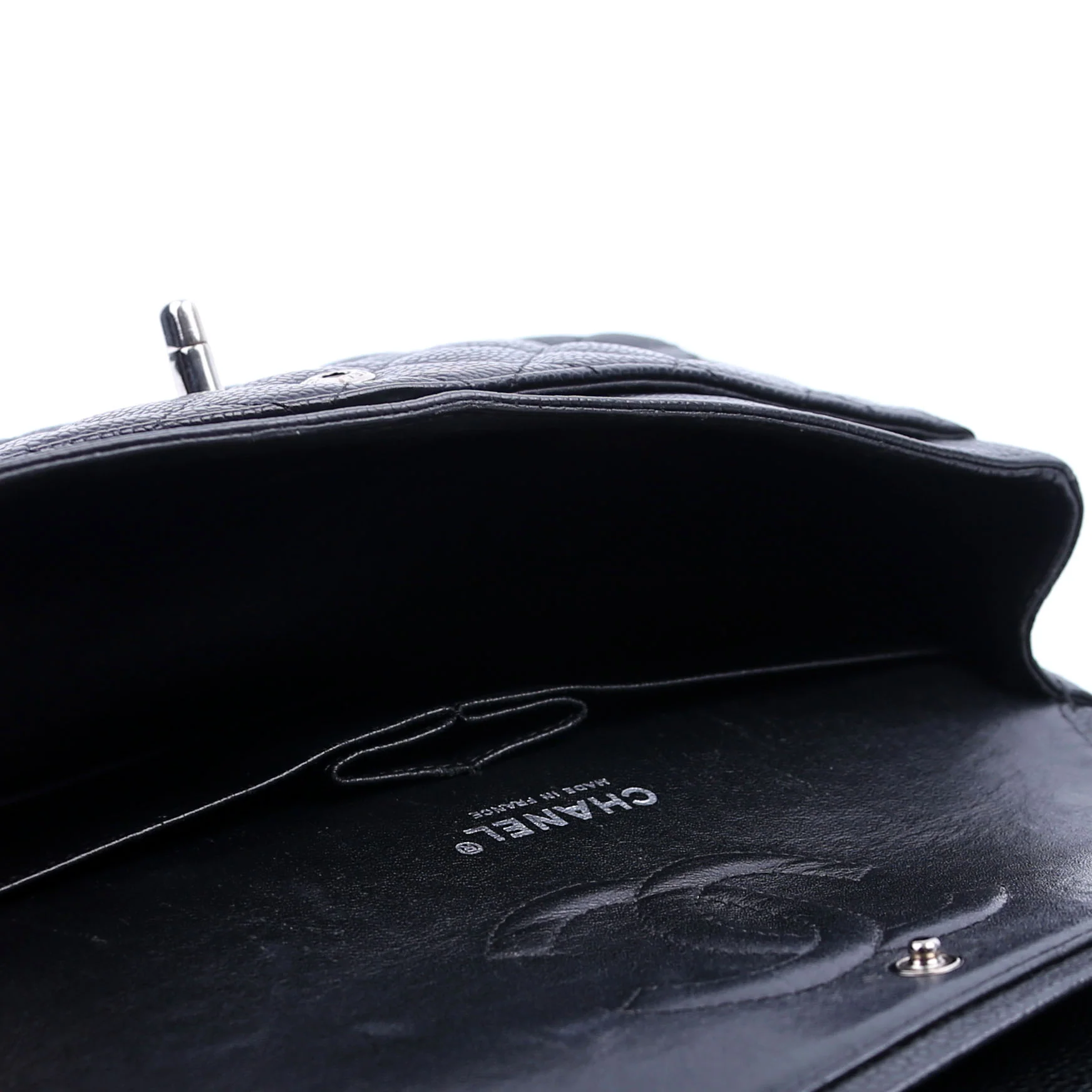 Classic Flap Medium Caviar Black - Image 12
