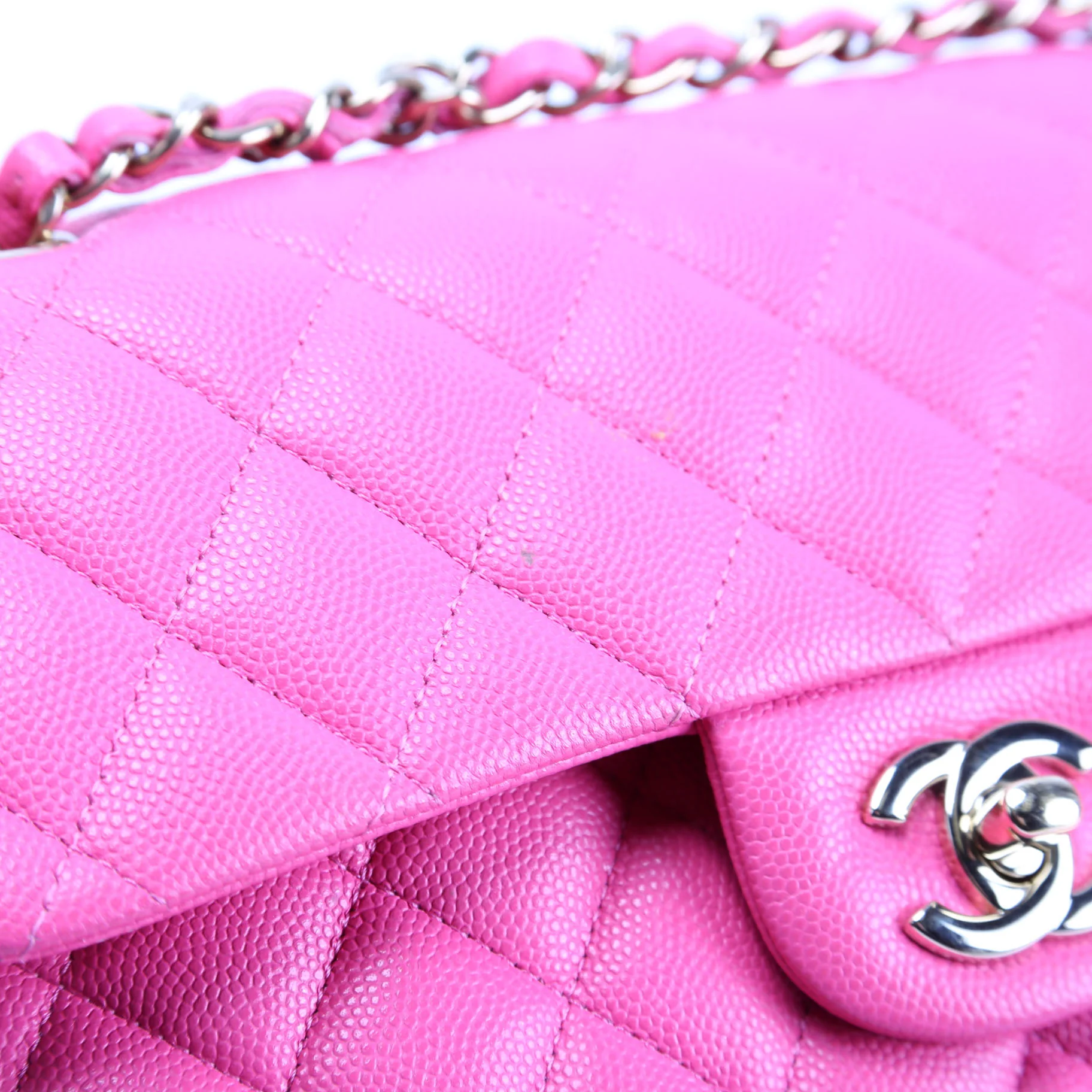 Classic Flap Medium Caviar Pink - Image 10