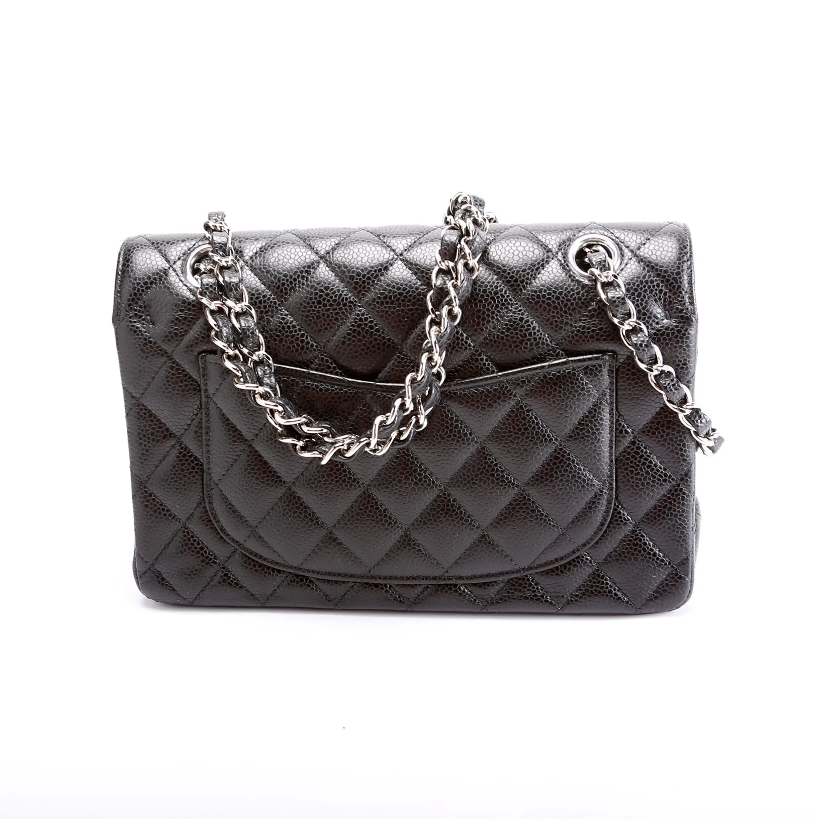 Classic Flap Small Caviar 31M Black/Silver - Image 2