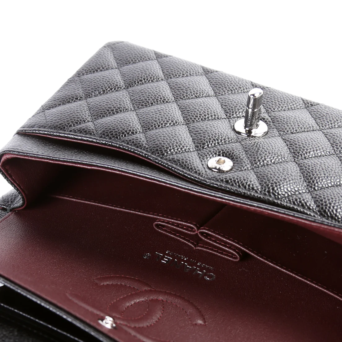 Classic Flap Small Caviar - Image 9