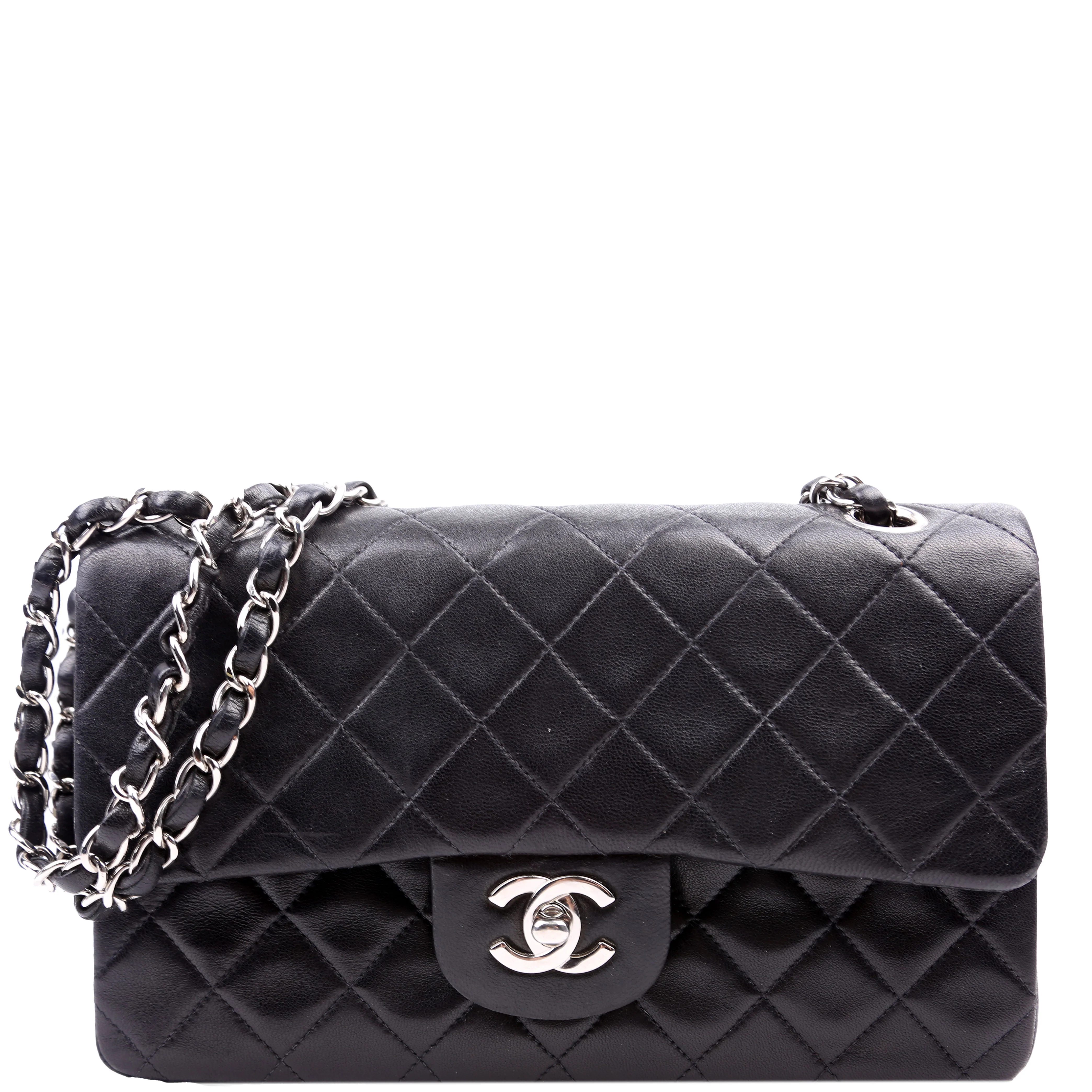 Classic Flap Small Lambskin 00-0M Black