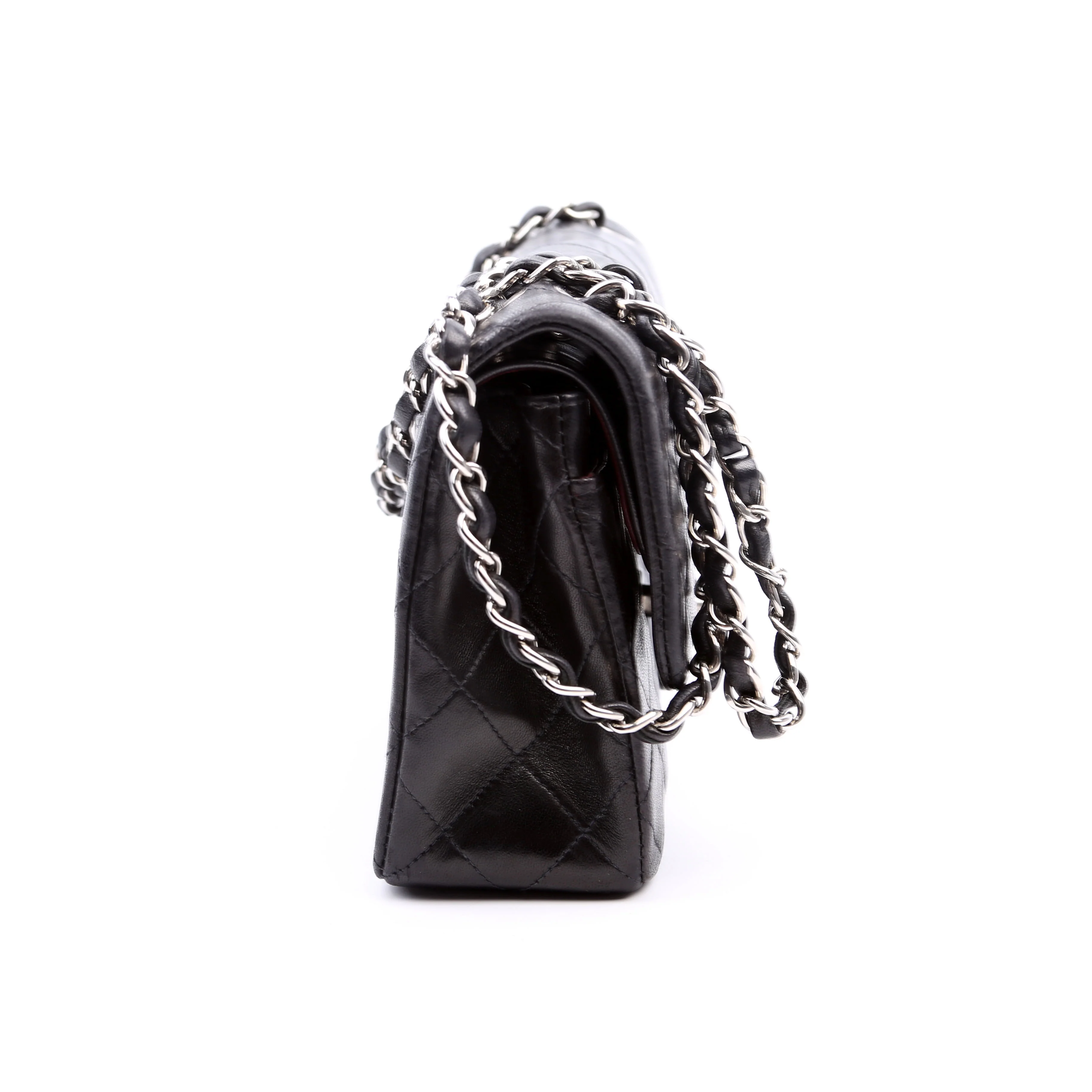 Classic Flap Small Lambskin 00-0M Black - Image 3