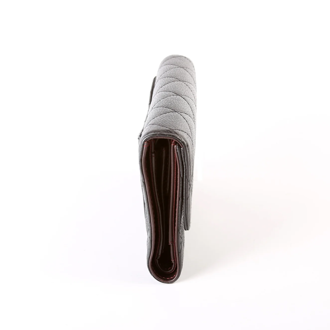 Classic Flap Wallet Long Caviar Black - Image 3