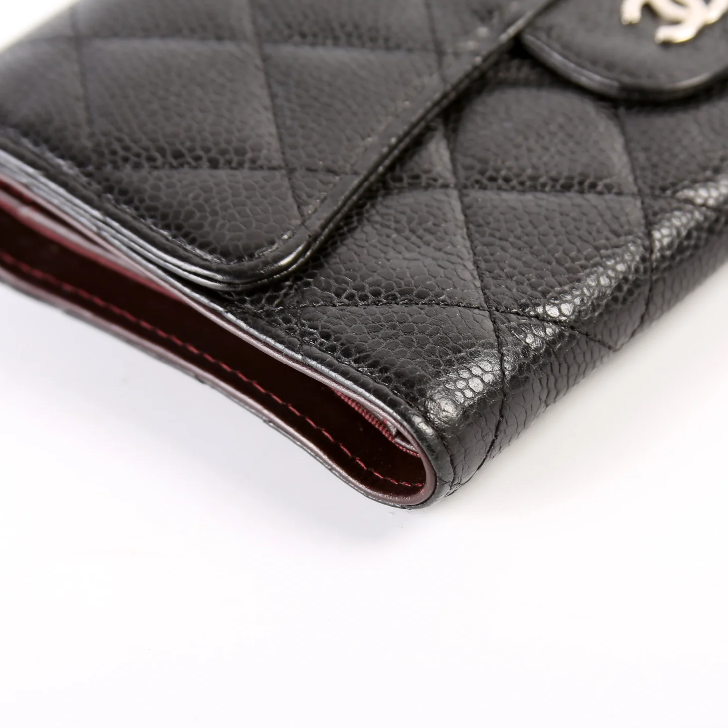 Classic Flap Wallet Long Caviar Black - Image 6