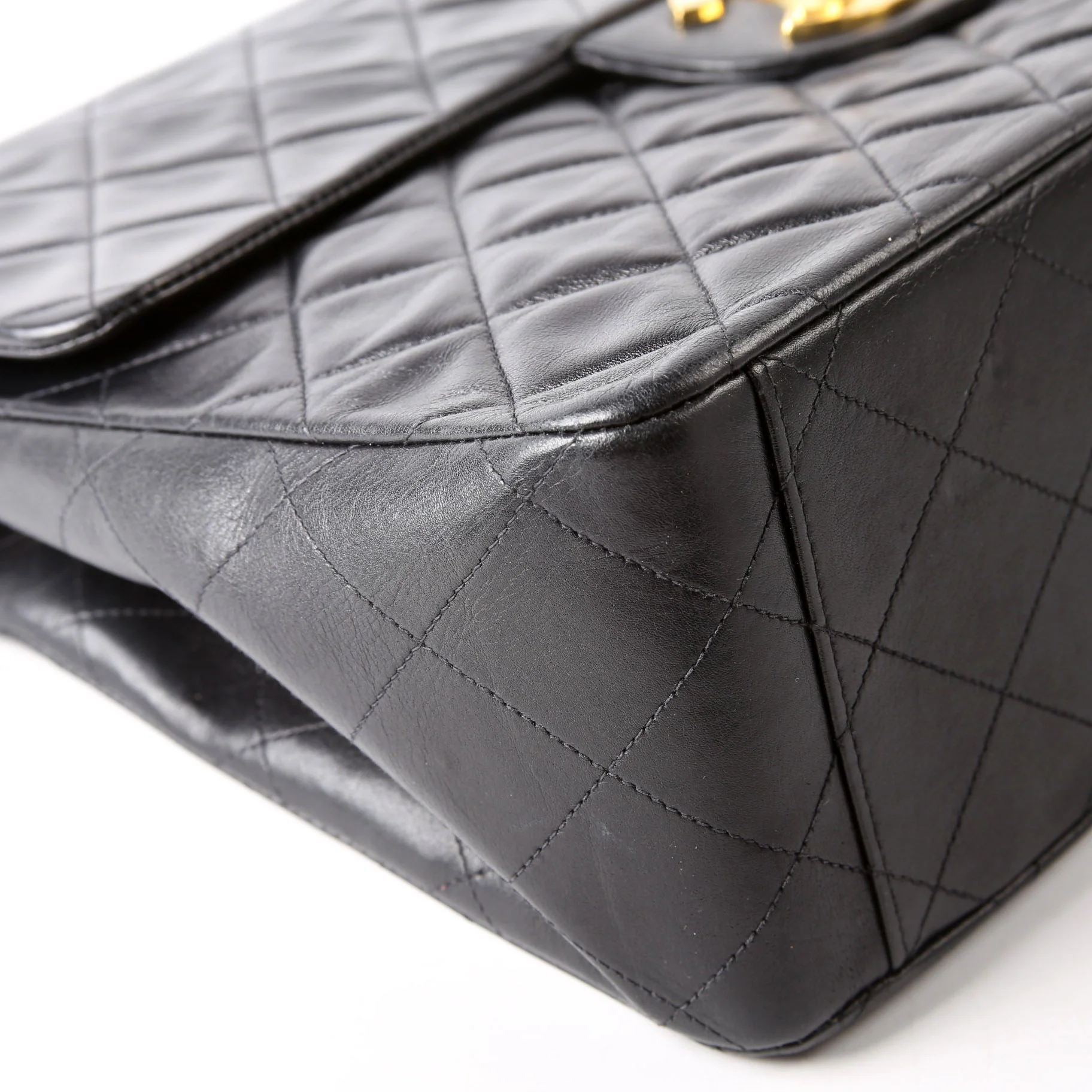 Classic Flap XL Jumbo Lambskin Black - Image 4