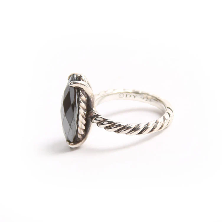 Classic Marquise Ring 925/Hematine Size 5 - Image 2