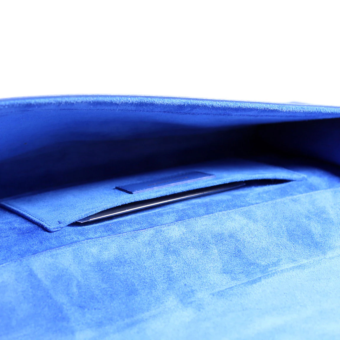 Classic Y Ligne Clutch Smooth Leather 311213 Blue - Image 11