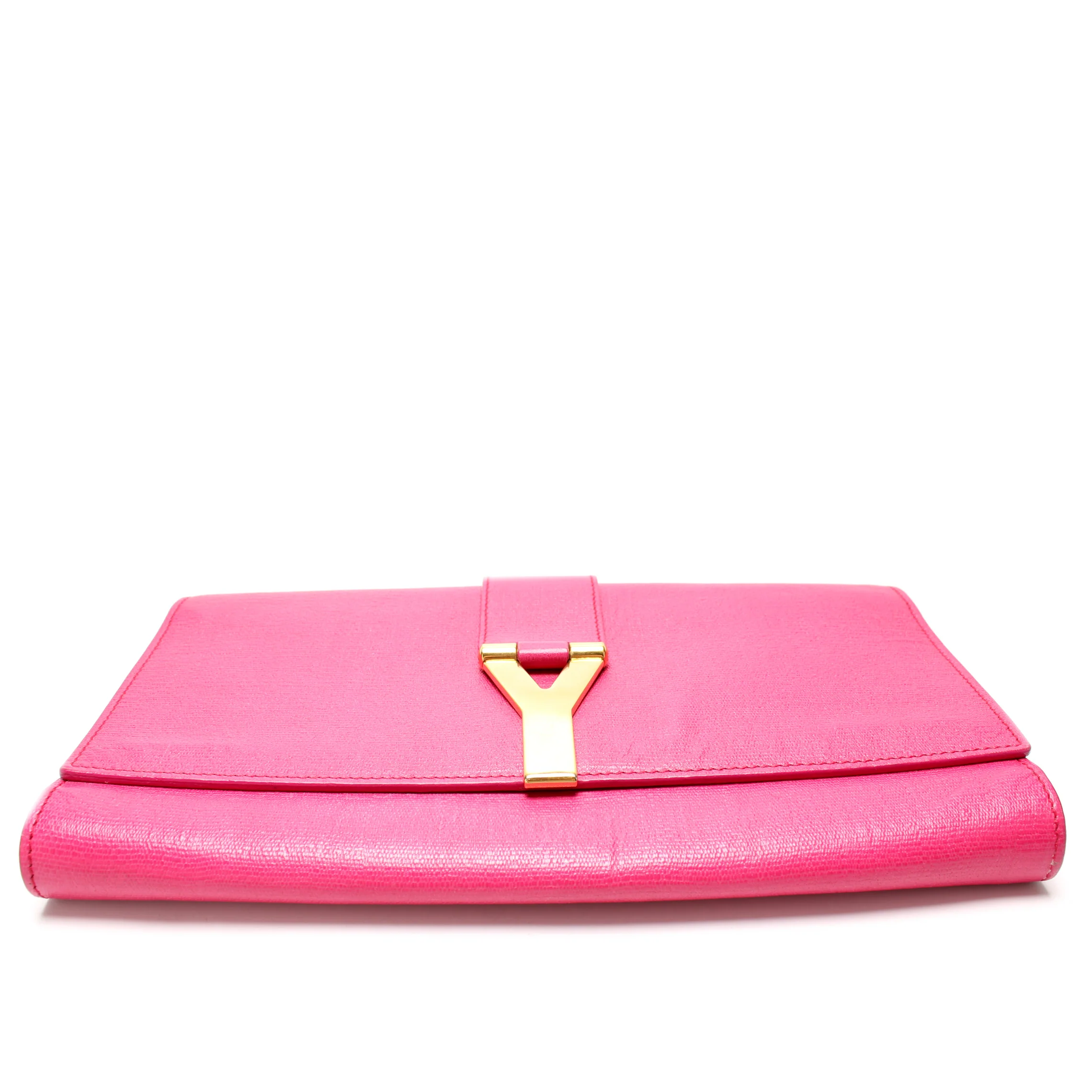 Classic Y Ligne Clutch Textured Leather - Image 4