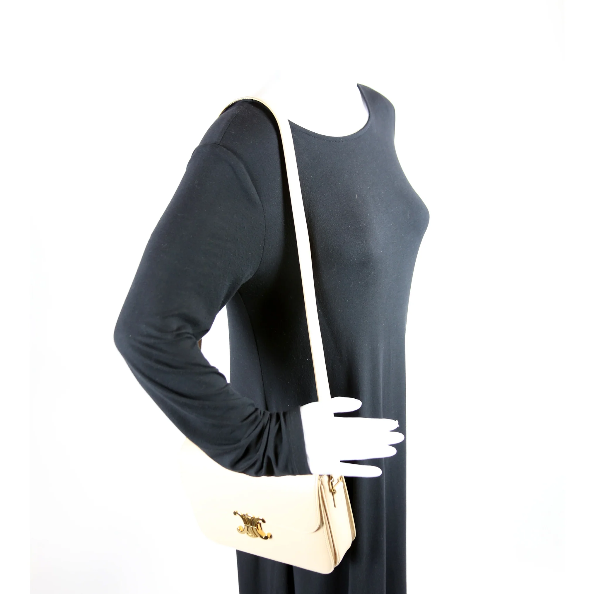 Classique Triomphe Bag Shiny Calfskin - Image 10