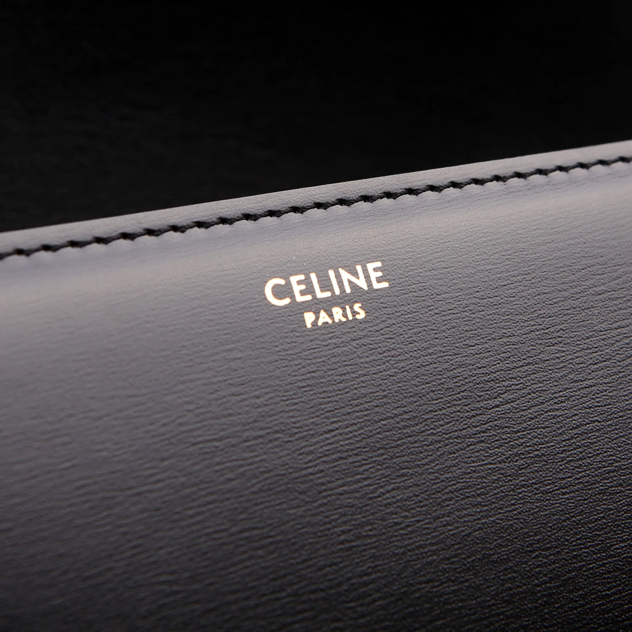 Classique Triomphe Bag Shiny Calfskin Black - Image 11