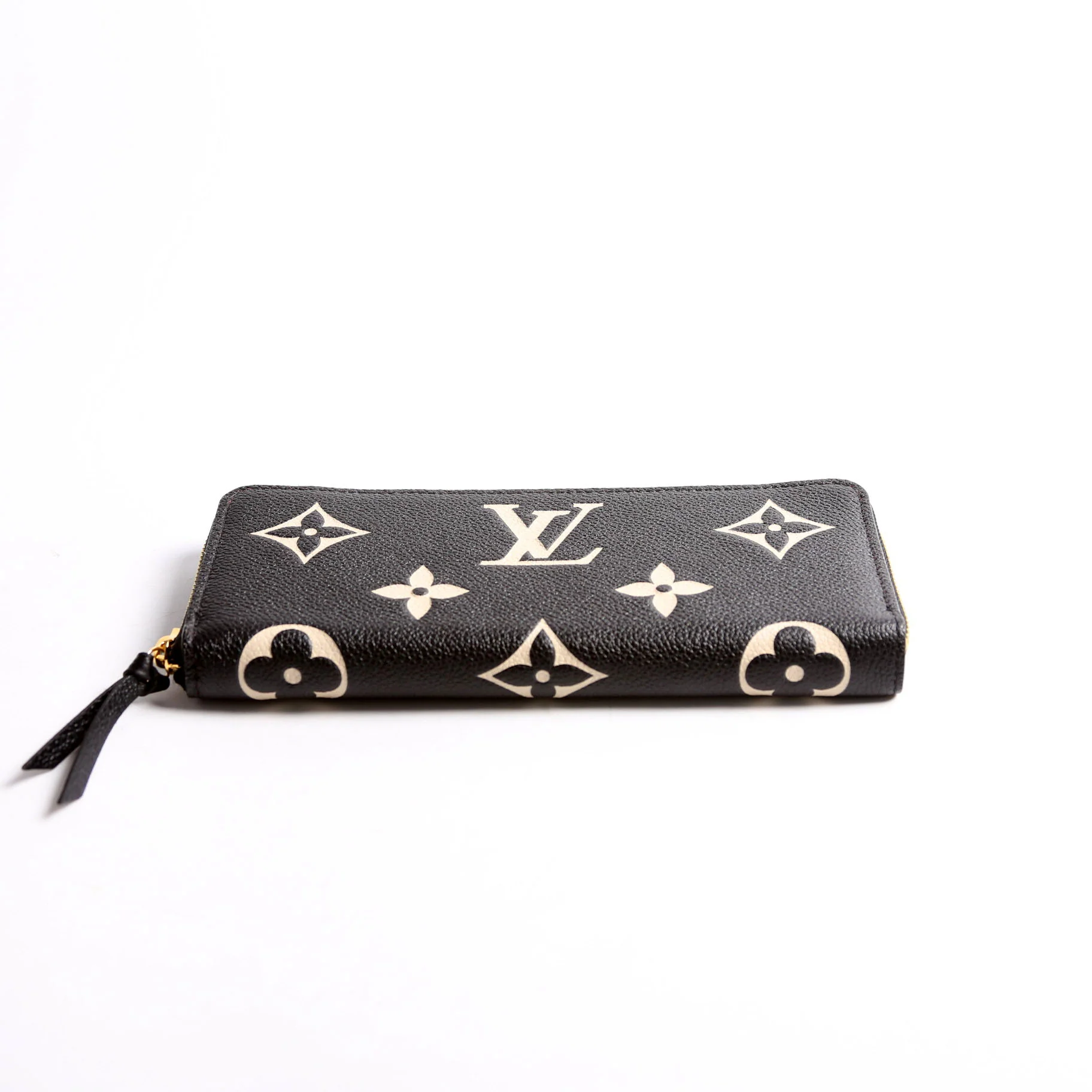 Clemence Wallet Bicolor Empreinte Black/Blush - Image 3