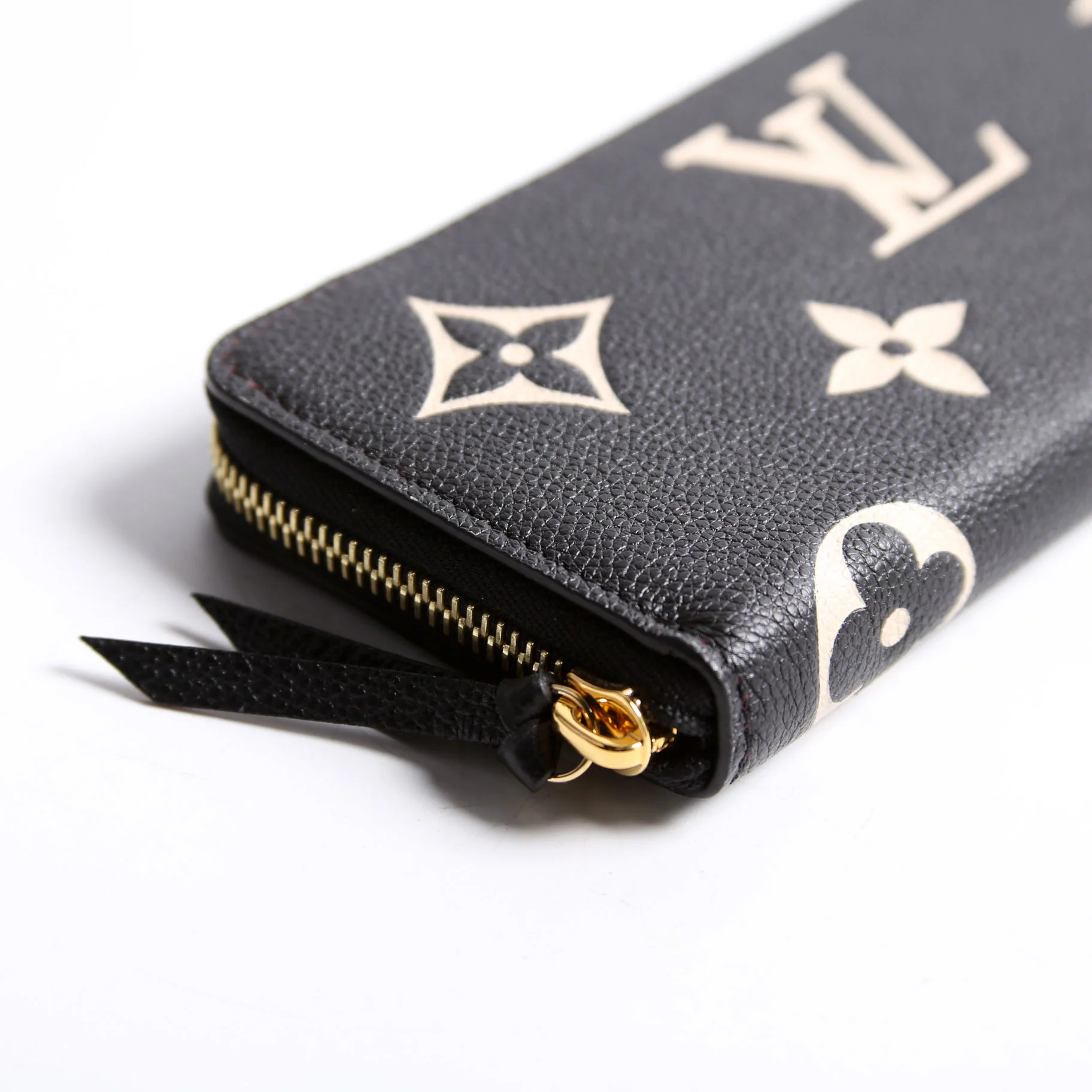 Clemence Wallet Bicolor Empreinte Black/Blush - Image 4