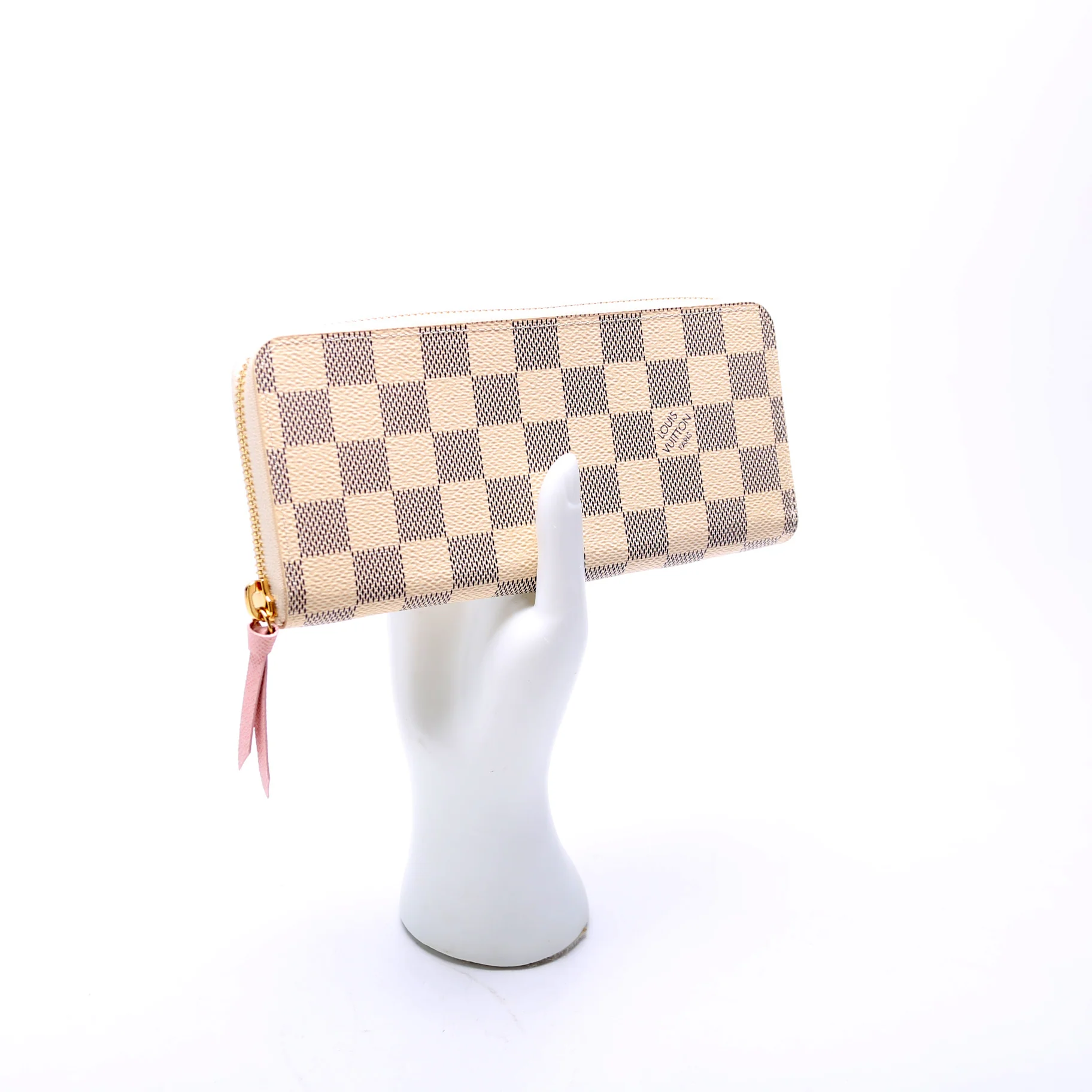 Clemence Wallet Damier Azur - Image 8