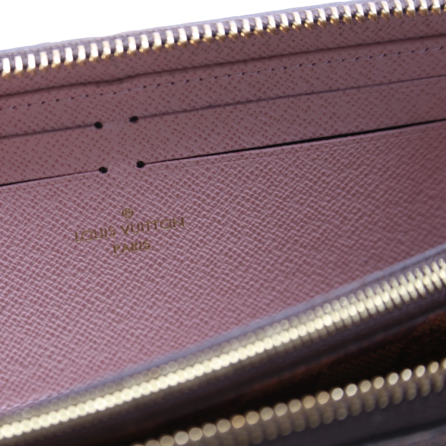 Clemence Wallet Damier Ebene Pink - Image 8