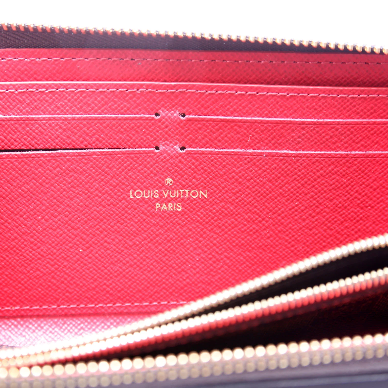 Clemence Wallet Damier Ebene Red - Image 8