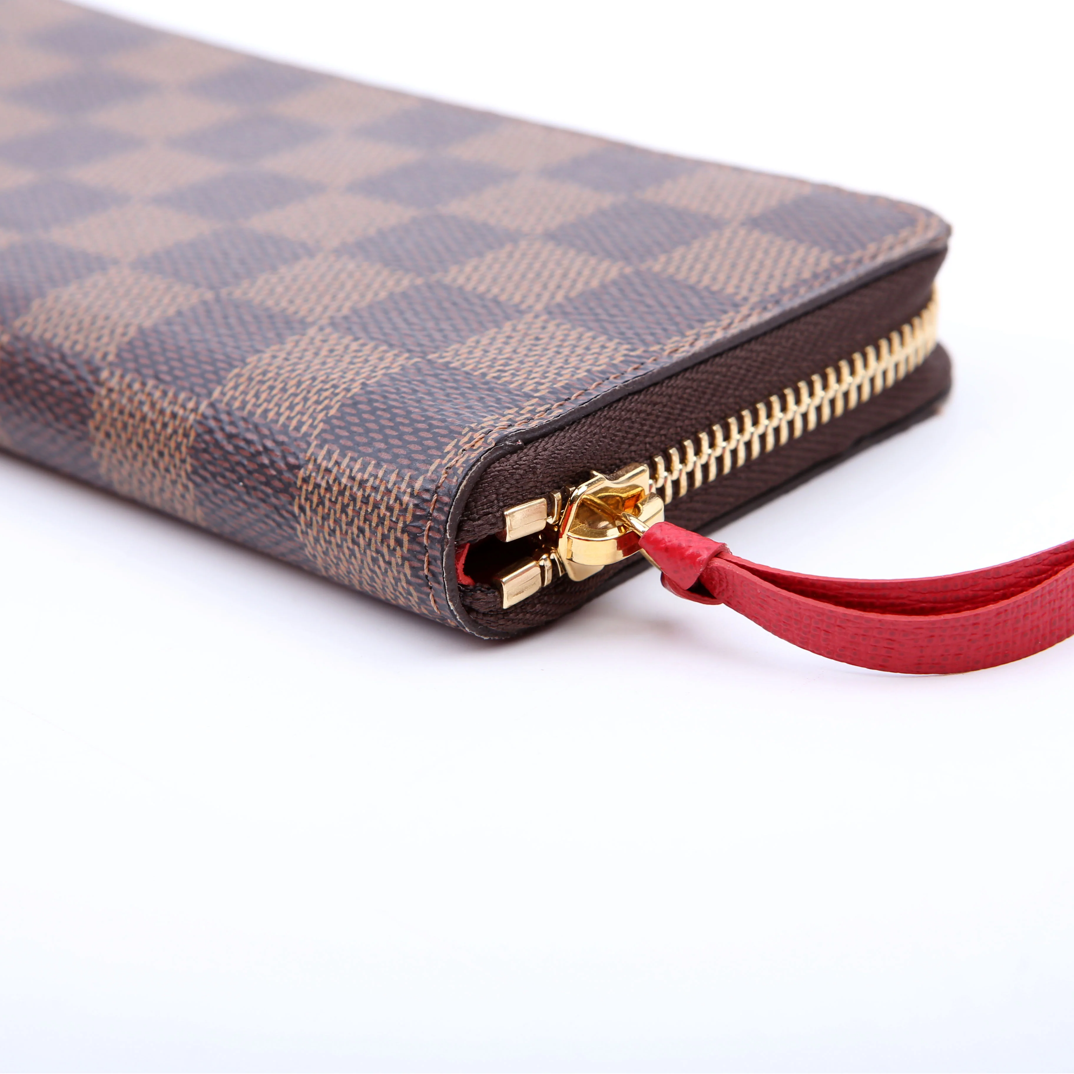 Clemence Wallet Damier Ebene Red - Image 6