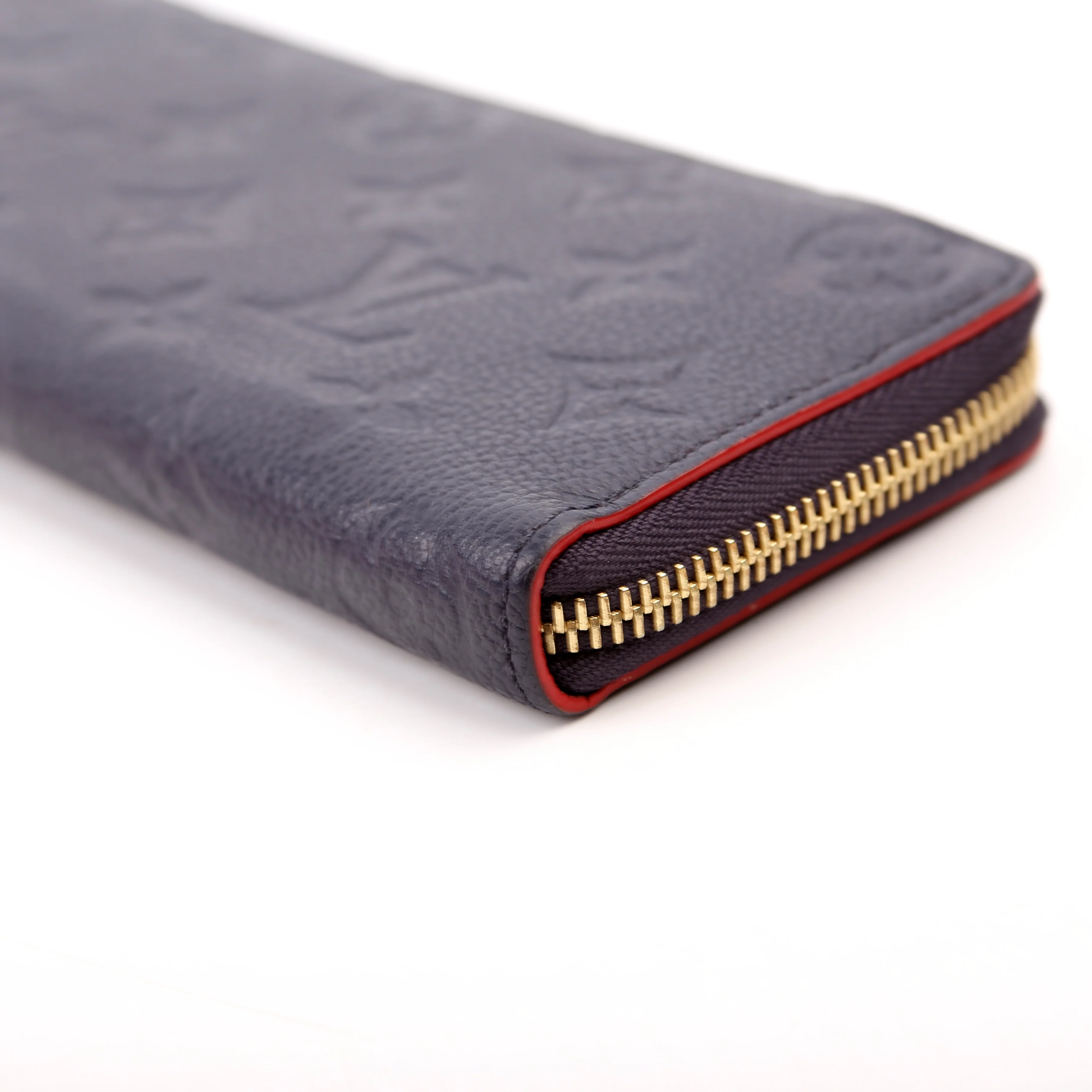 Clemence Wallet Empreinte Blue/Red - Image 5